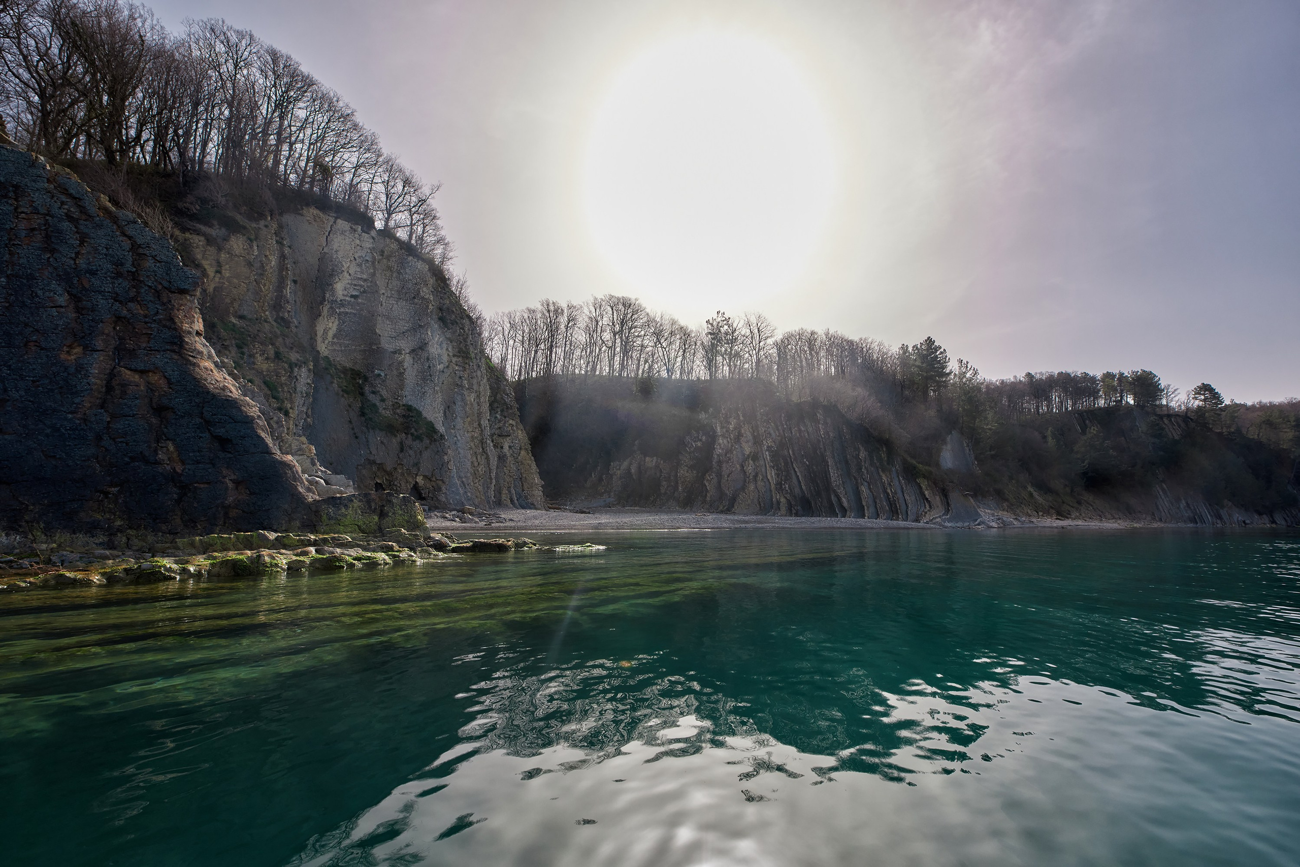 Прогулка на САП-досках из поселка Агой к скале Киселёва у г. Туапсе