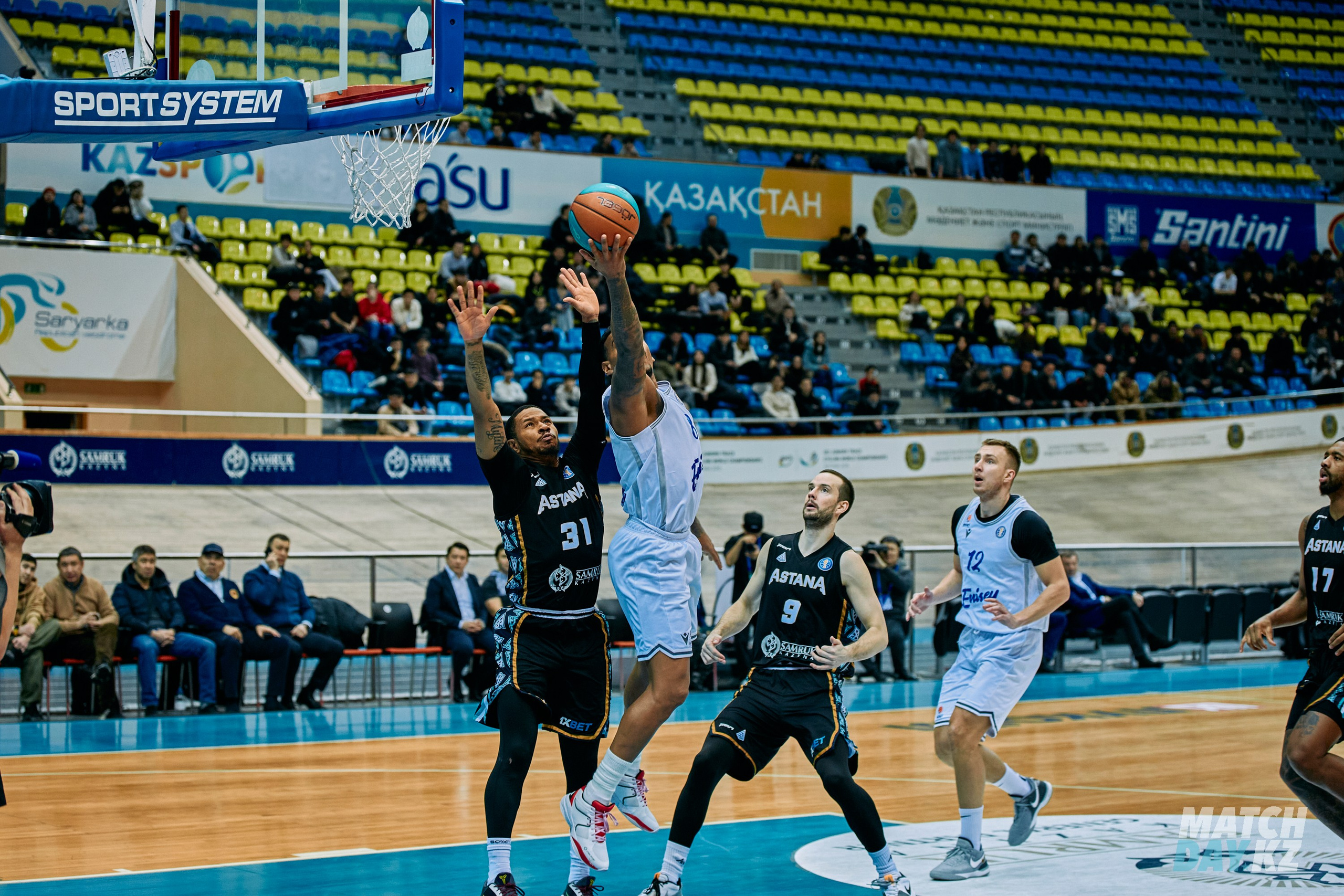 VTB League (Astana — Enisey) 01 February 2024. Professional photo & Event agency (Kazakhstan, Astana)