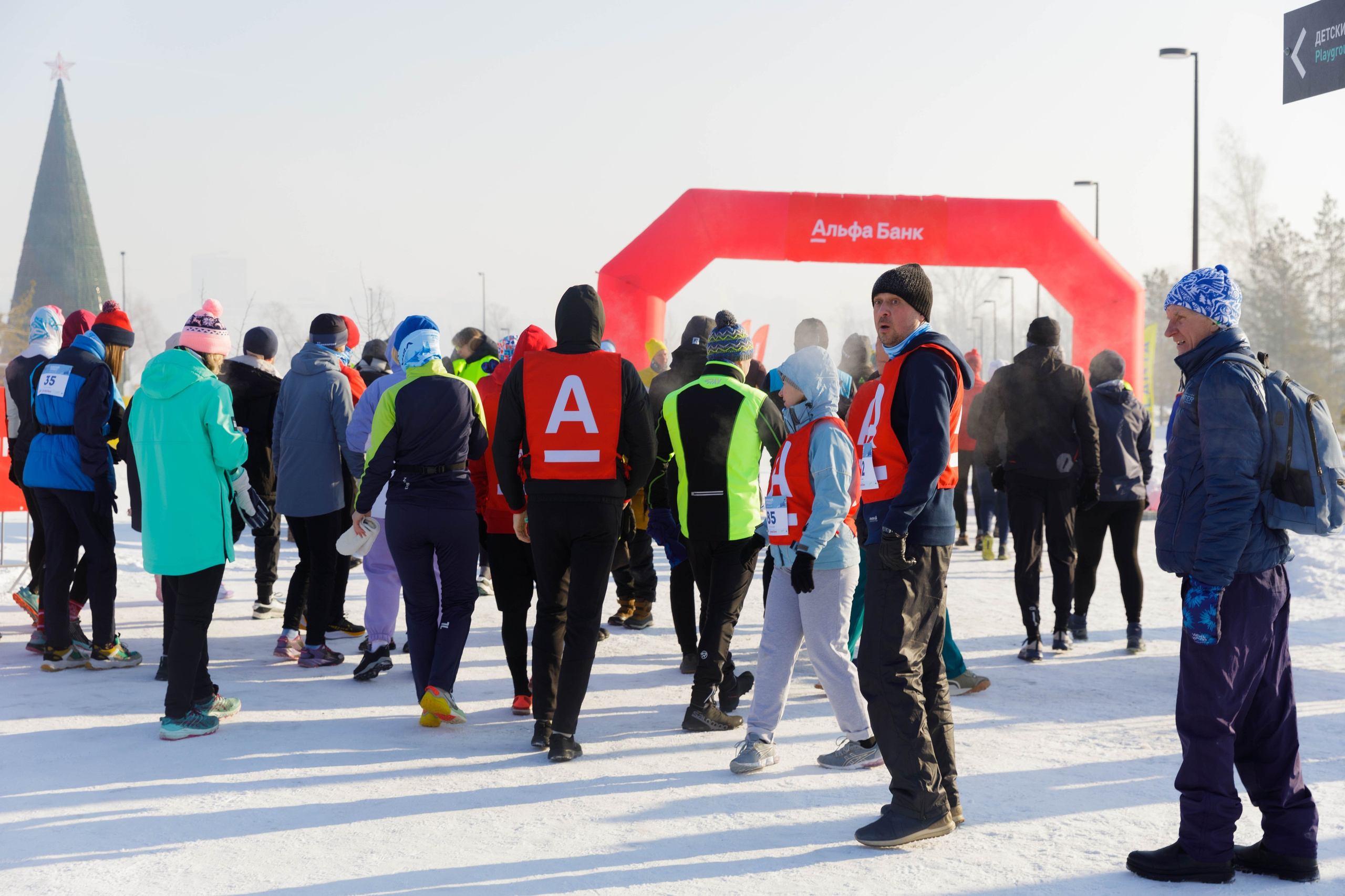 Альфа — Банк. Зимний кросс. Репортажный фотограф в Новосибирске Алена Помазунова