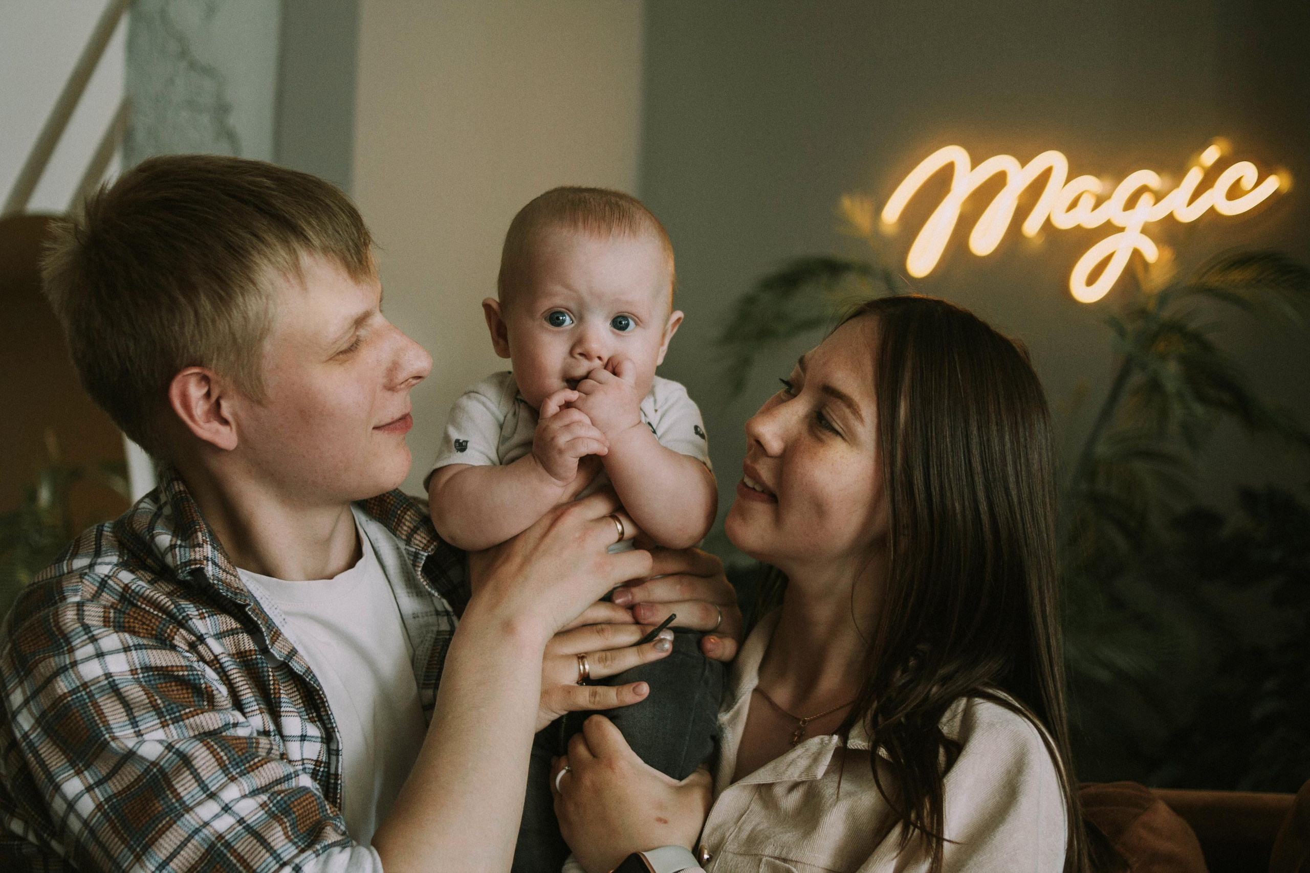Семейная студийная фотосессия в Ногинске. Фотограф Ногинск | Черноголовка Ева Быковских