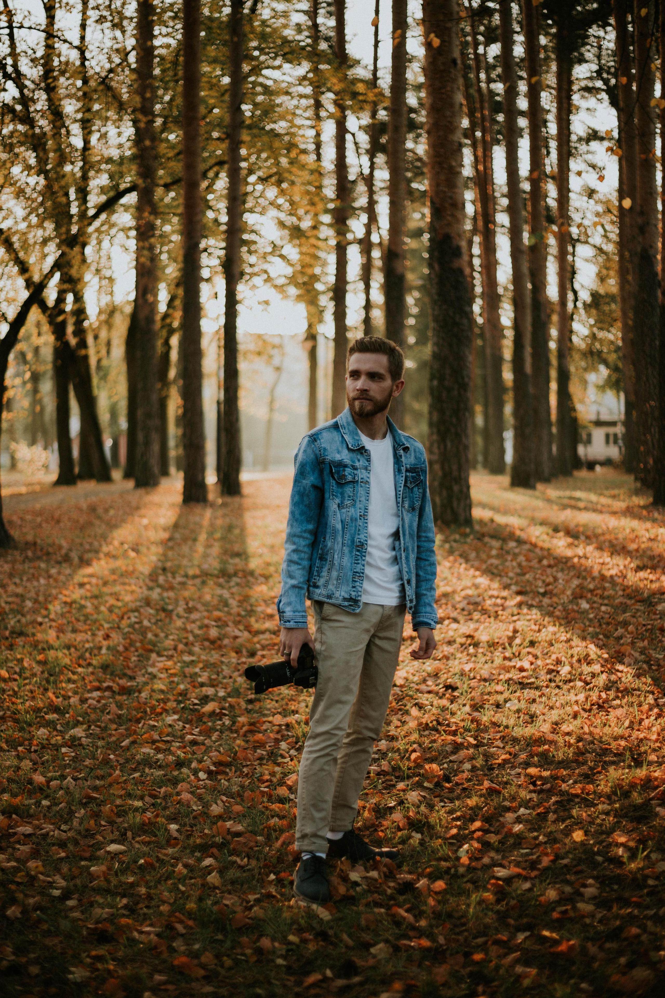 Осеняя фотосессия мужского портрета. Фотограф Ногинск | Черноголовка Ева Быковских