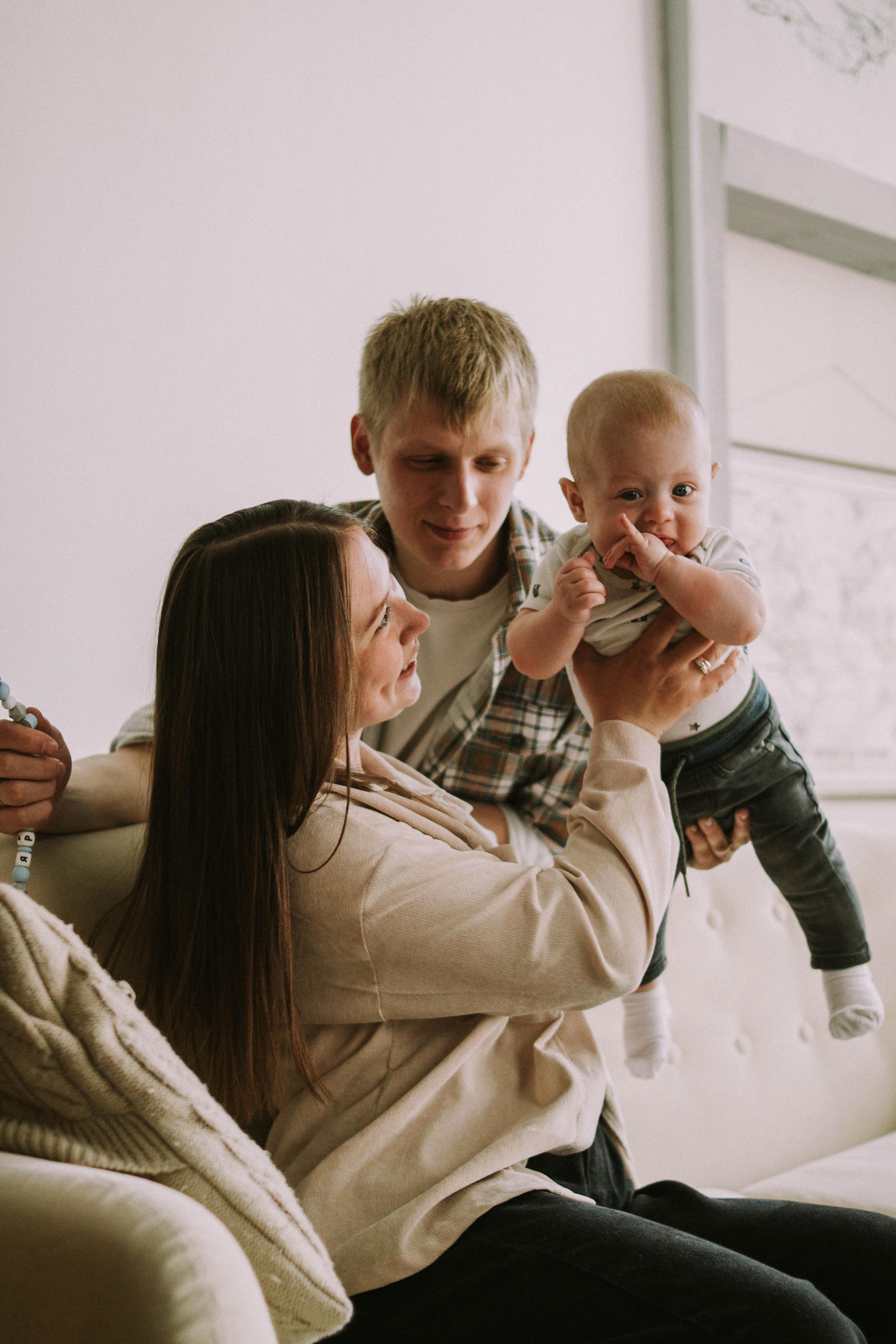 Семейная студийная фотосессия в Ногинске. Фотограф Ногинск | Черноголовка Ева Быковских