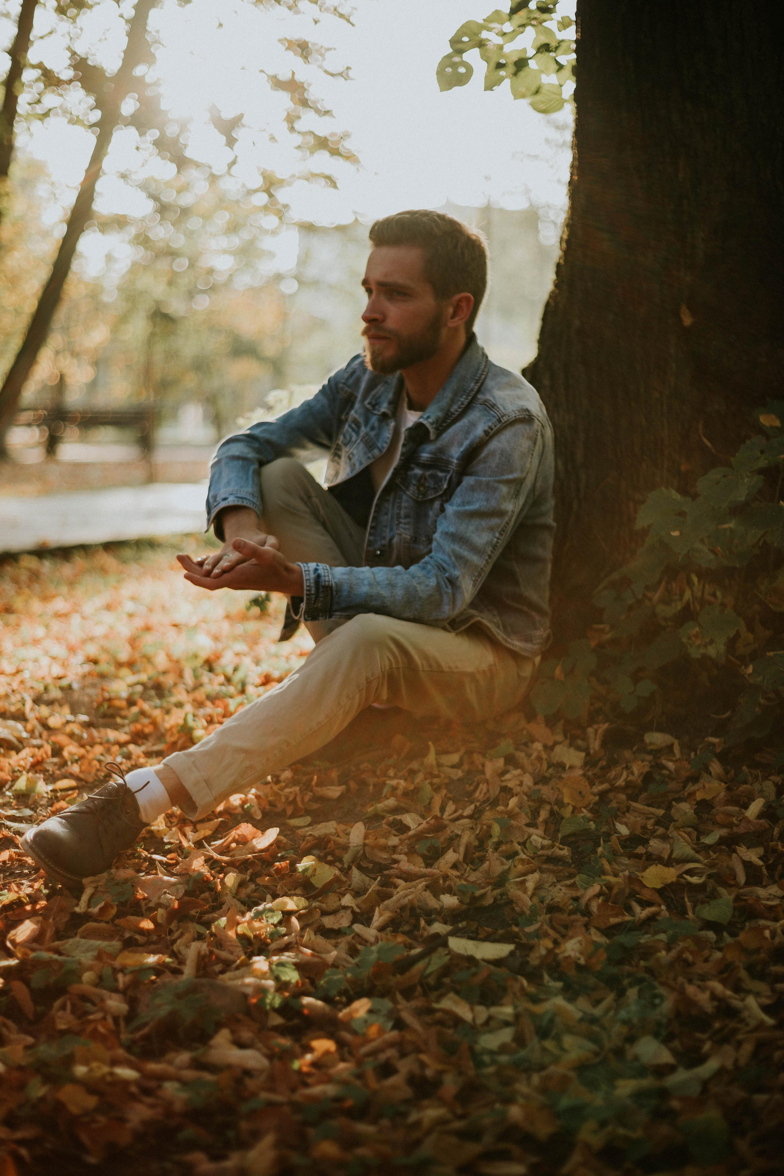Осеняя фотосессия мужского портрета. Фотограф Ногинск | Черноголовка Ева Быковских