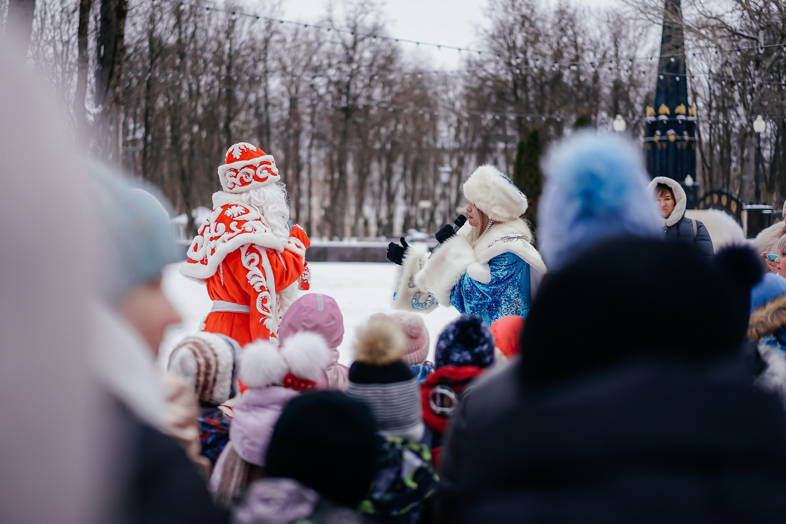 «Предновогодний переполох» Лопатинский сад, 14.12.2024. Фотограф и видеограф Смоленск | Студия Цезарь