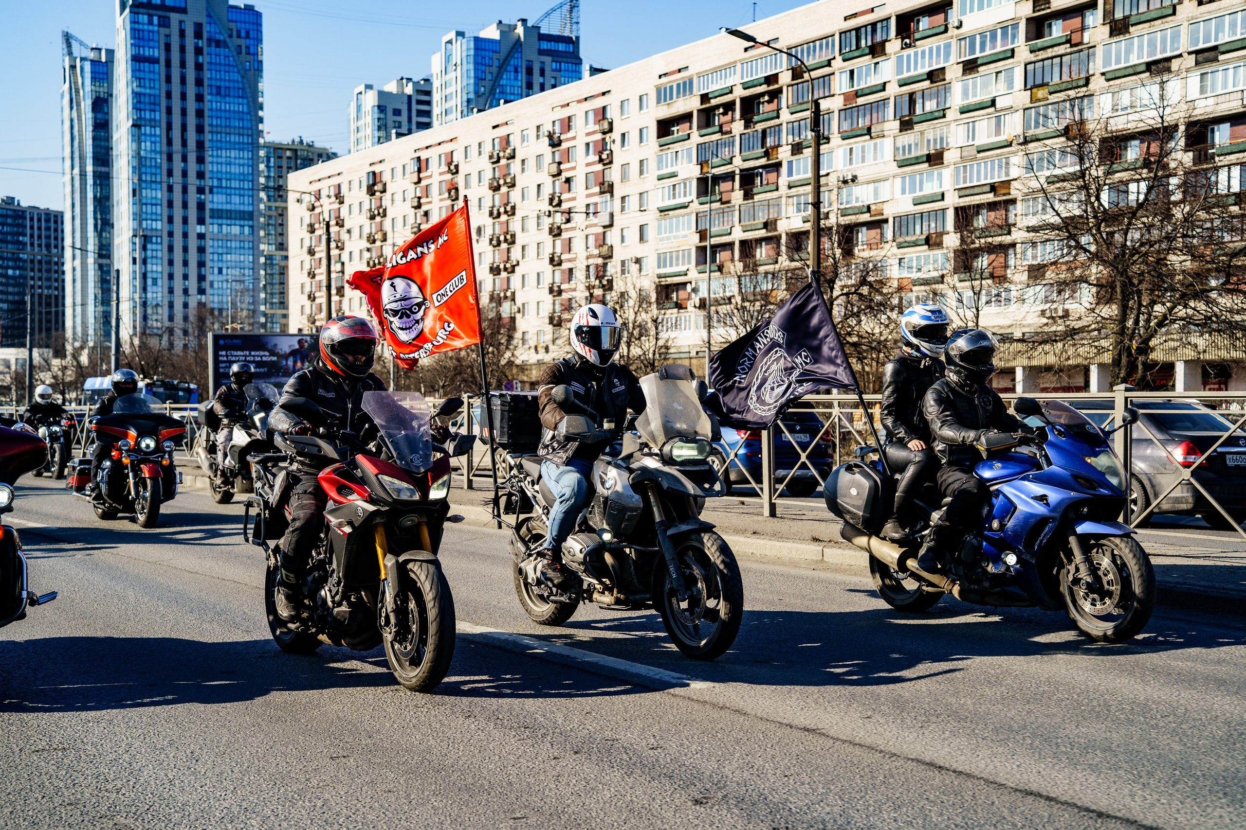 Прохват мотоклуба Norman Riders ч.1. Концертный и репортажный фотограф в Санкт-Петербурге Слава Пахомов