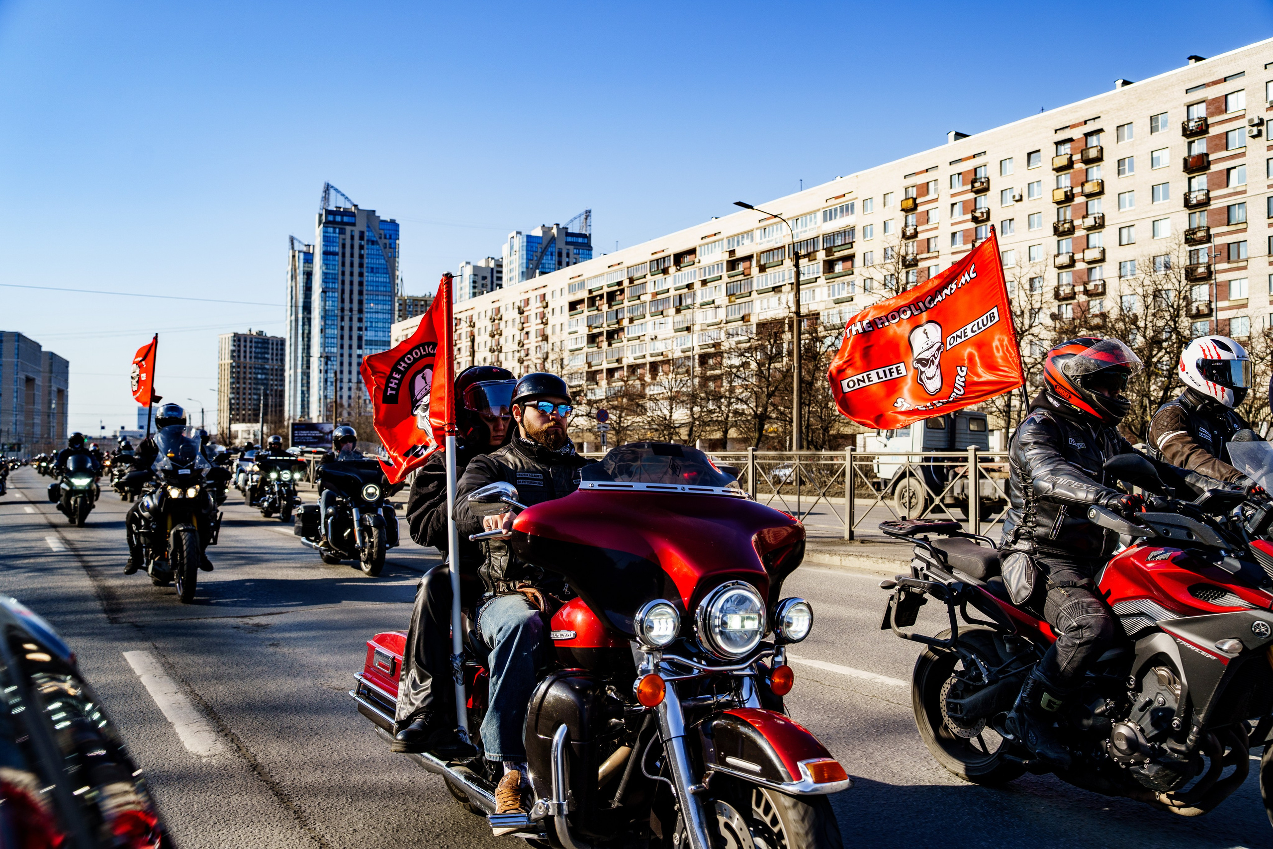 Прохват мотоклуба Norman Riders ч.1. Концертный и репортажный фотограф в Санкт-Петербурге Слава Пахомов