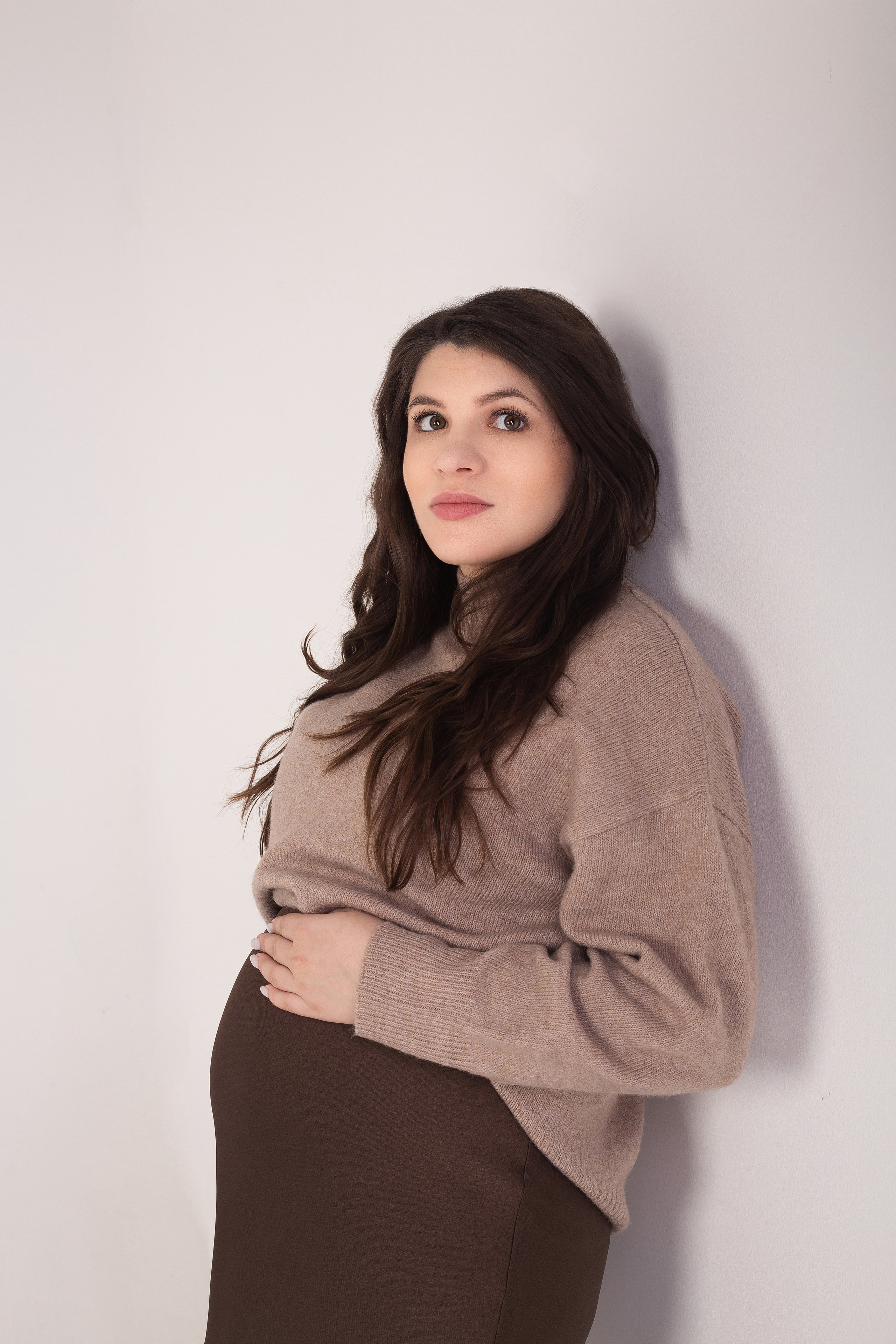 Беременность в студии. Фотограф новорожденных Серпухов, Протвино, Москва I Марина Бурмистрова