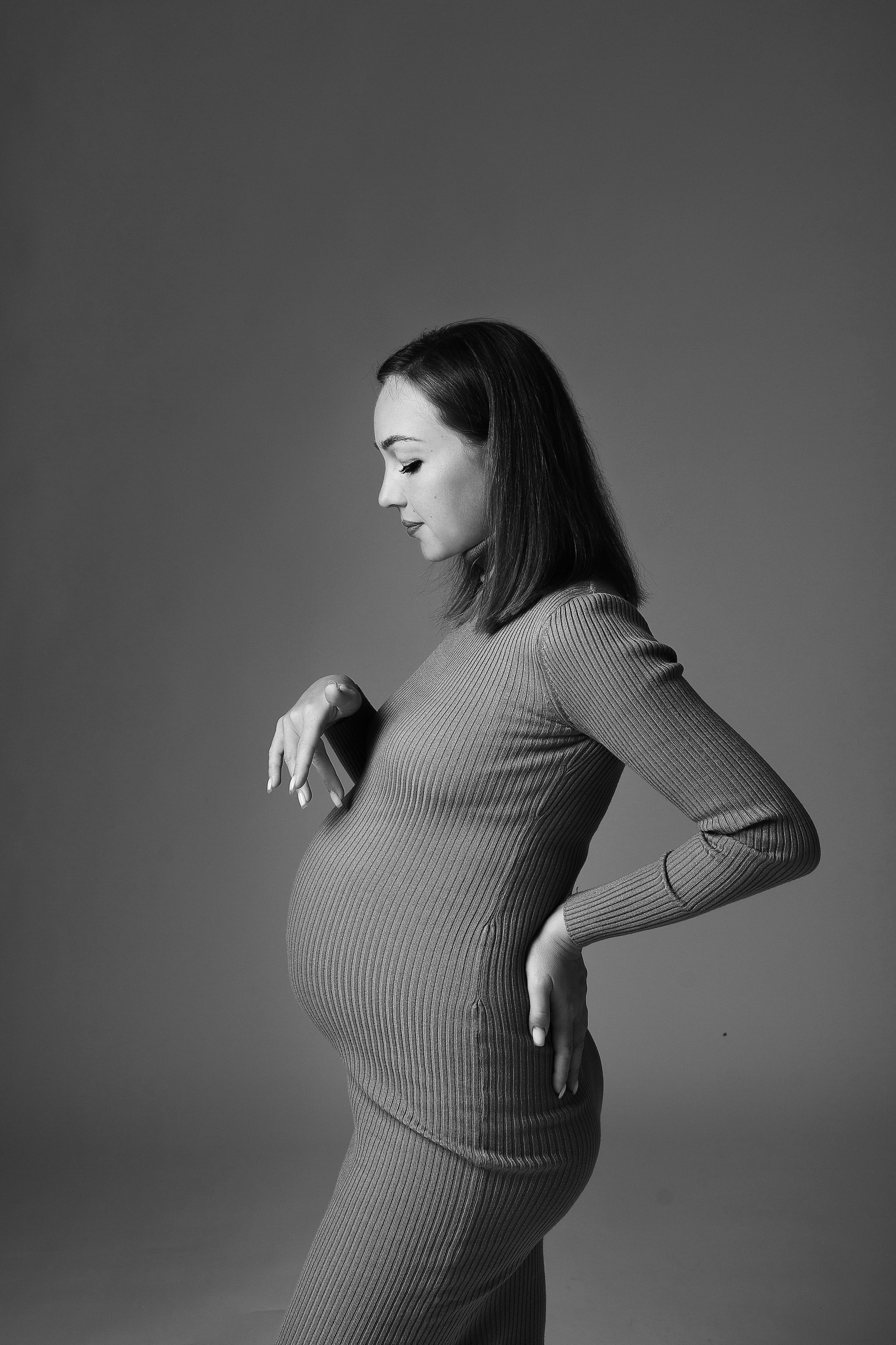 Беременность в студии. Фотограф новорожденных Серпухов, Протвино, Москва I Марина Бурмистрова