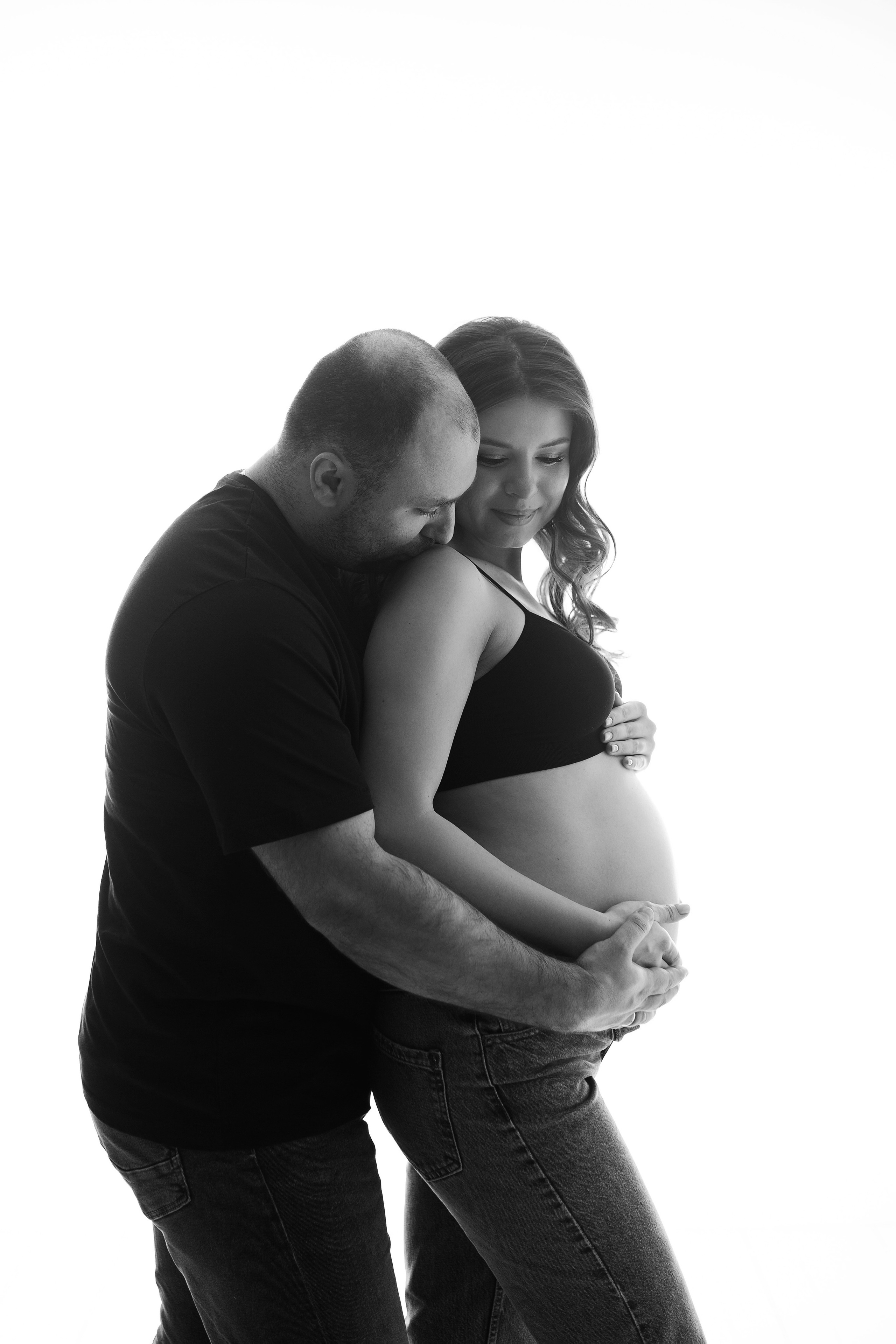 Беременность в студии. Фотограф новорожденных Серпухов, Протвино, Москва I Марина Бурмистрова