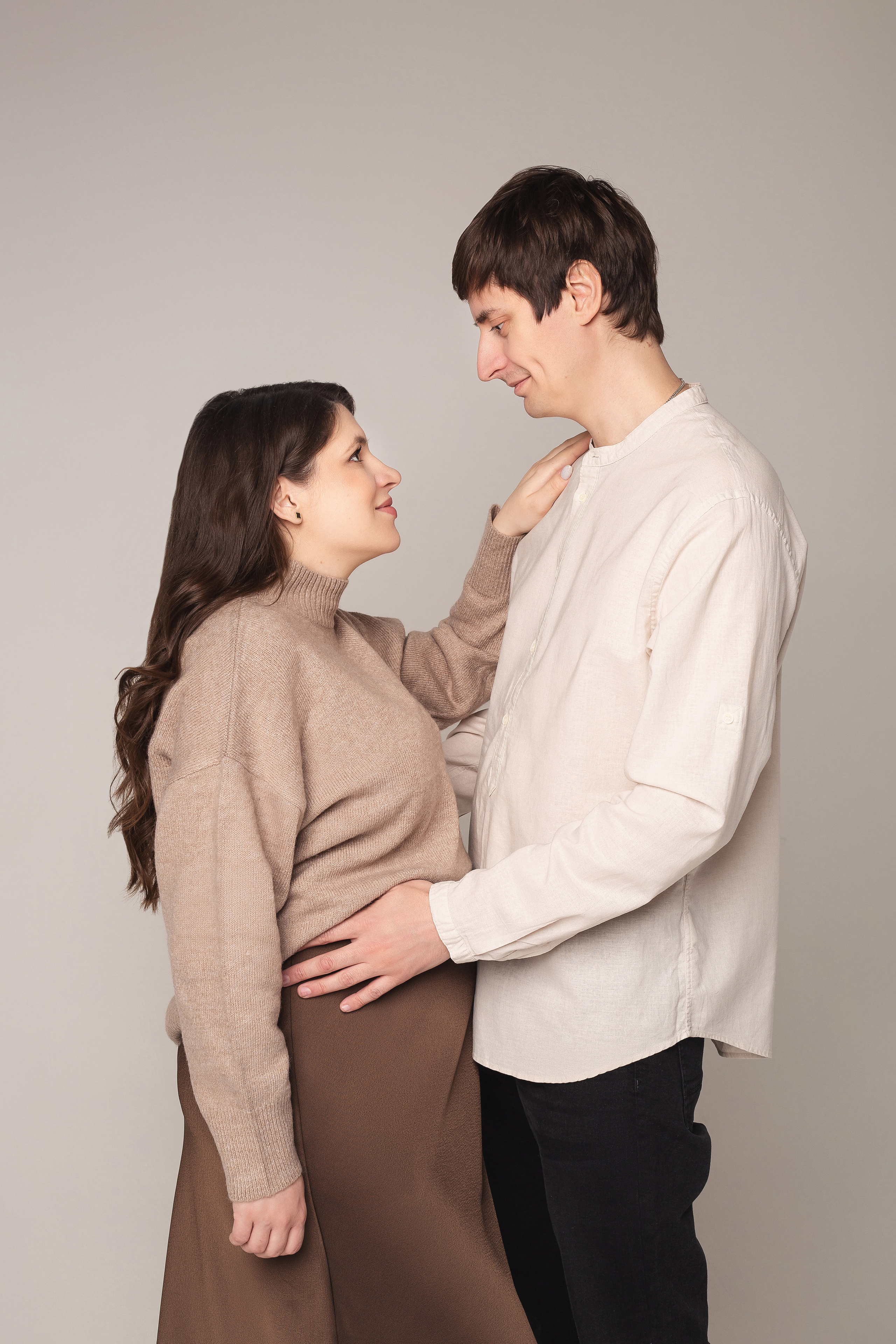 Беременность в студии. Фотограф новорожденных Серпухов, Протвино, Москва I Марина Бурмистрова