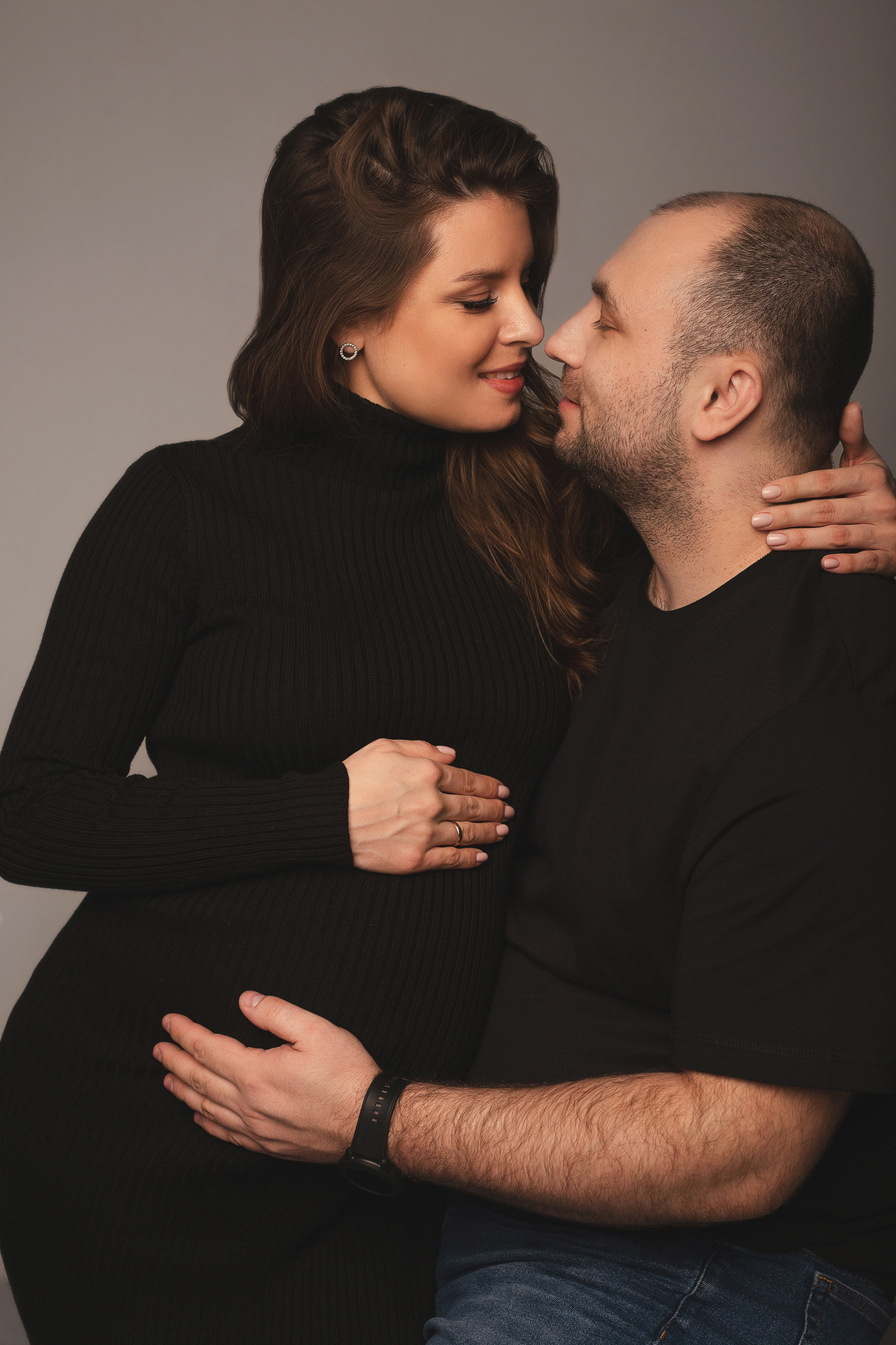 Беременность в студии. Фотограф новорожденных Серпухов, Протвино, Москва I Марина Бурмистрова