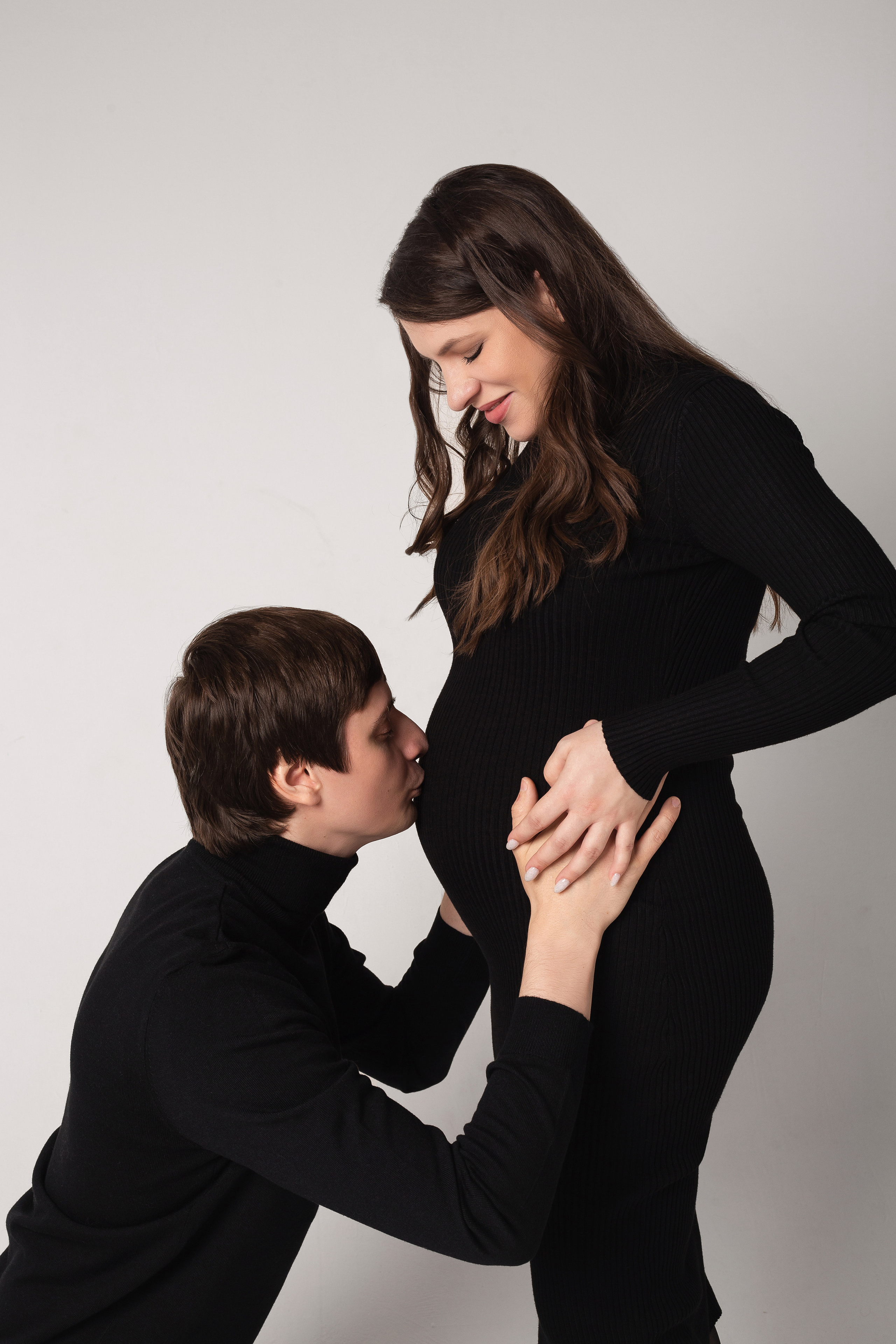 Беременность в студии. Фотограф новорожденных Серпухов, Протвино, Москва I Марина Бурмистрова