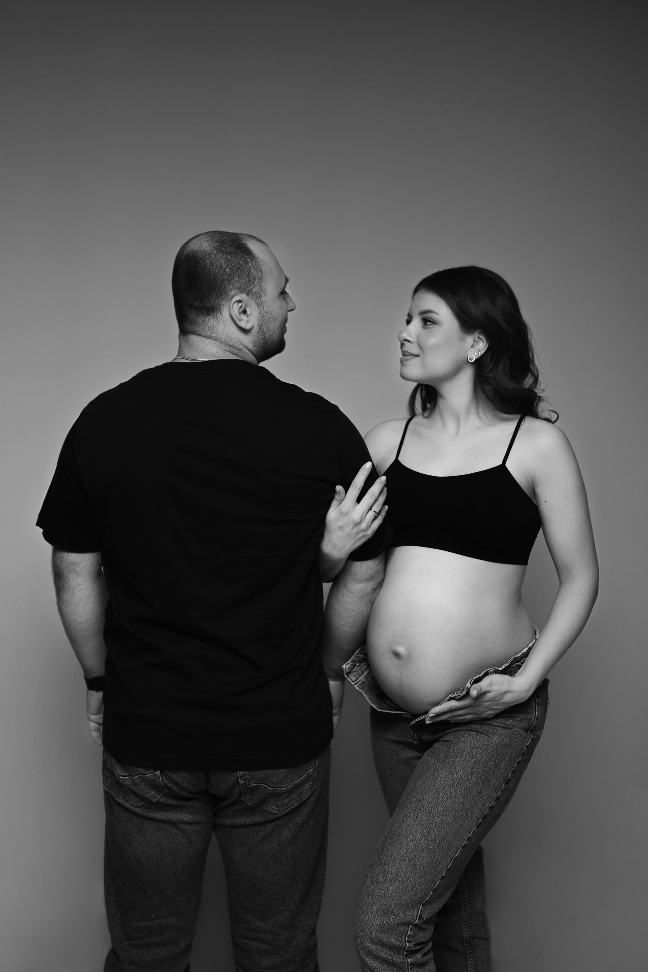 Беременность в студии. Фотограф новорожденных Серпухов, Протвино, Москва I Марина Бурмистрова