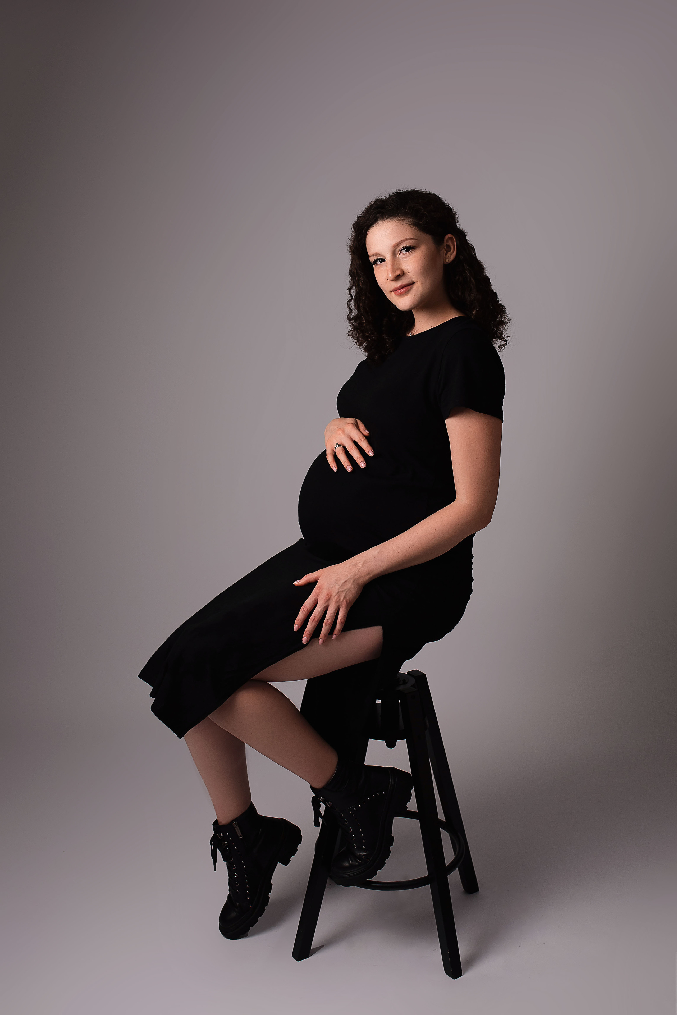 Беременность в студии. Фотограф новорожденных Серпухов, Протвино, Москва I Марина Бурмистрова