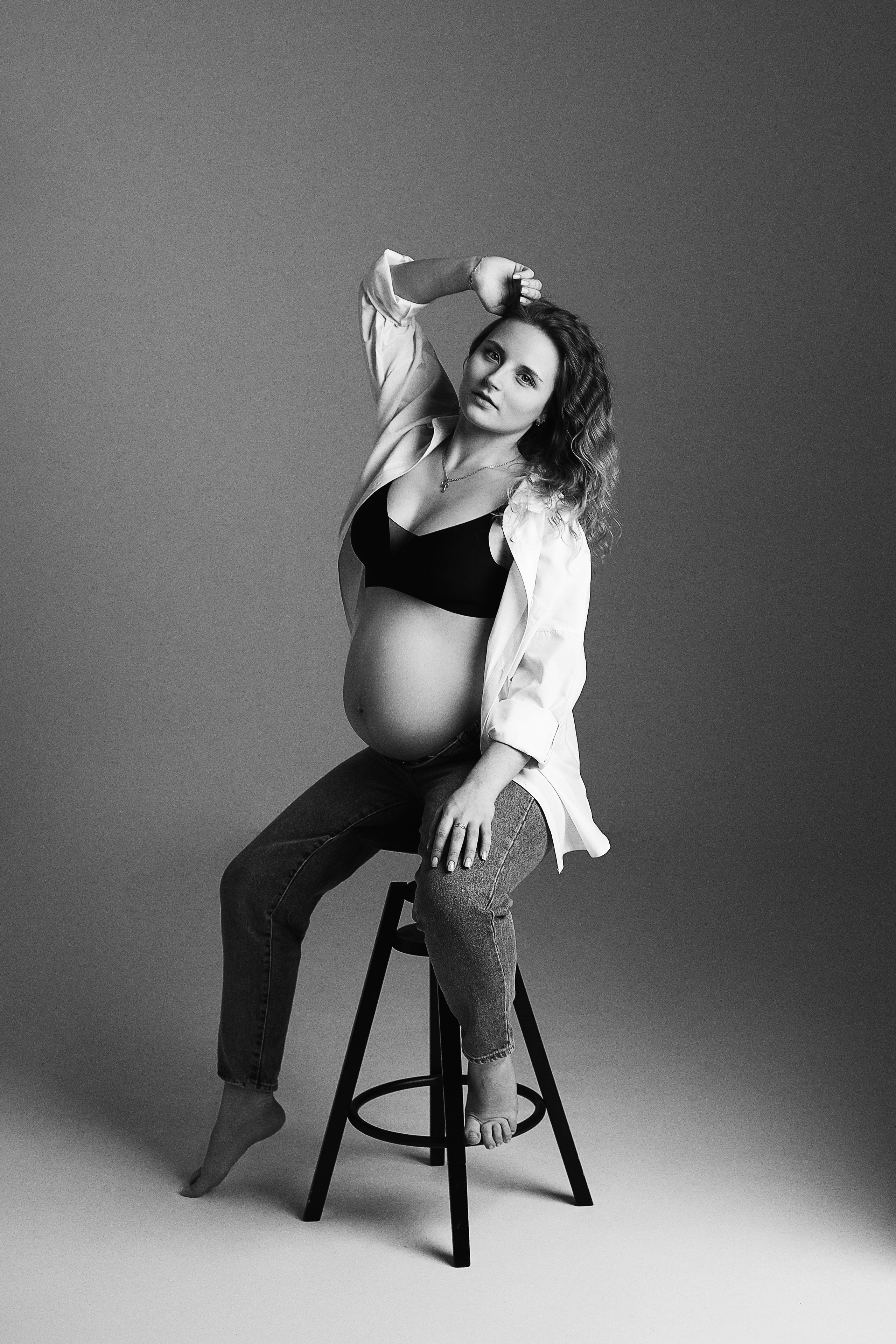 Беременность в студии. Фотограф новорожденных Серпухов, Протвино, Москва I Марина Бурмистрова