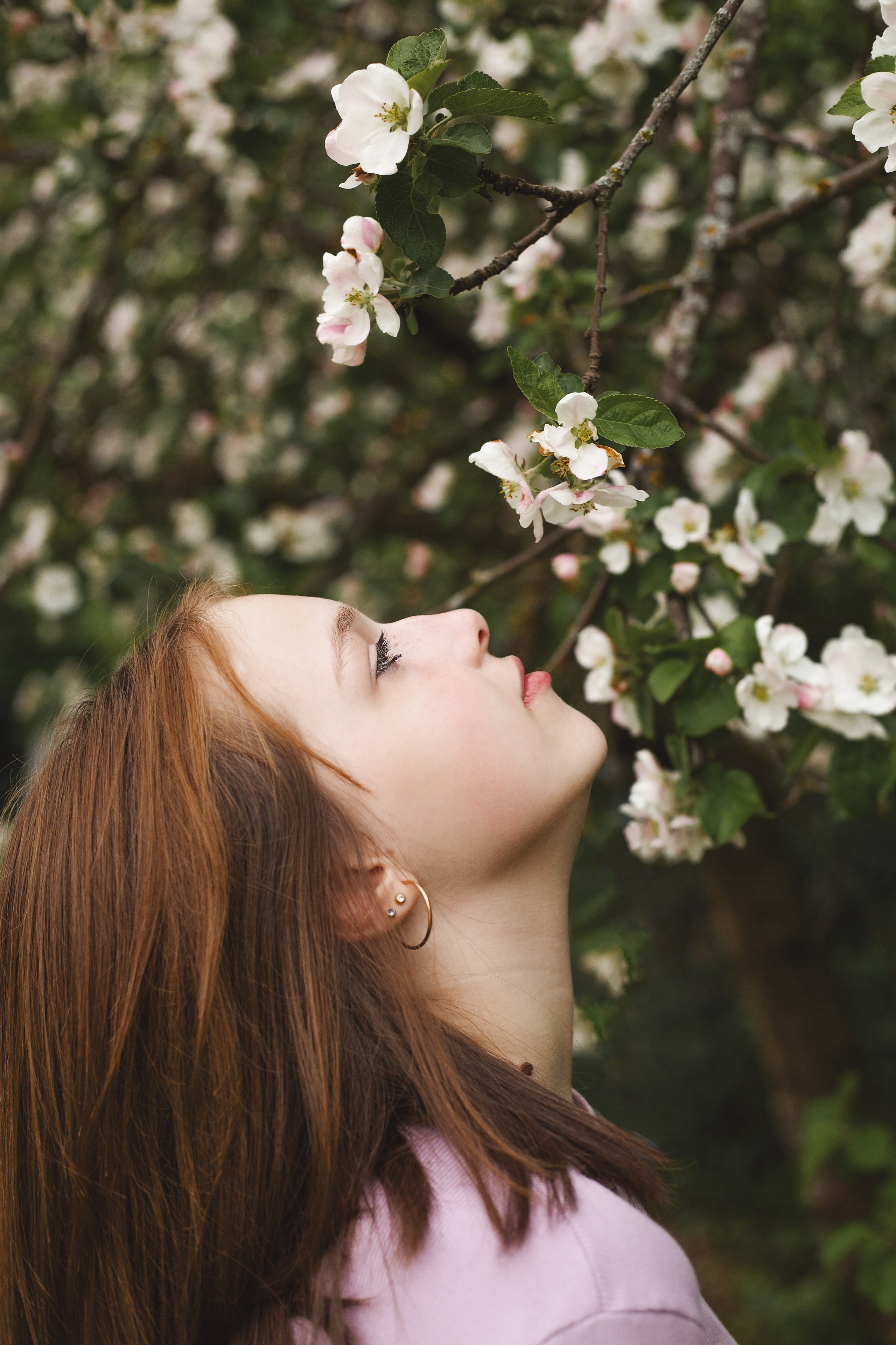 Фотосессия в яблонях. Фотограф новорожденных Серпухов, Протвино, Москва I Марина Бурмистрова