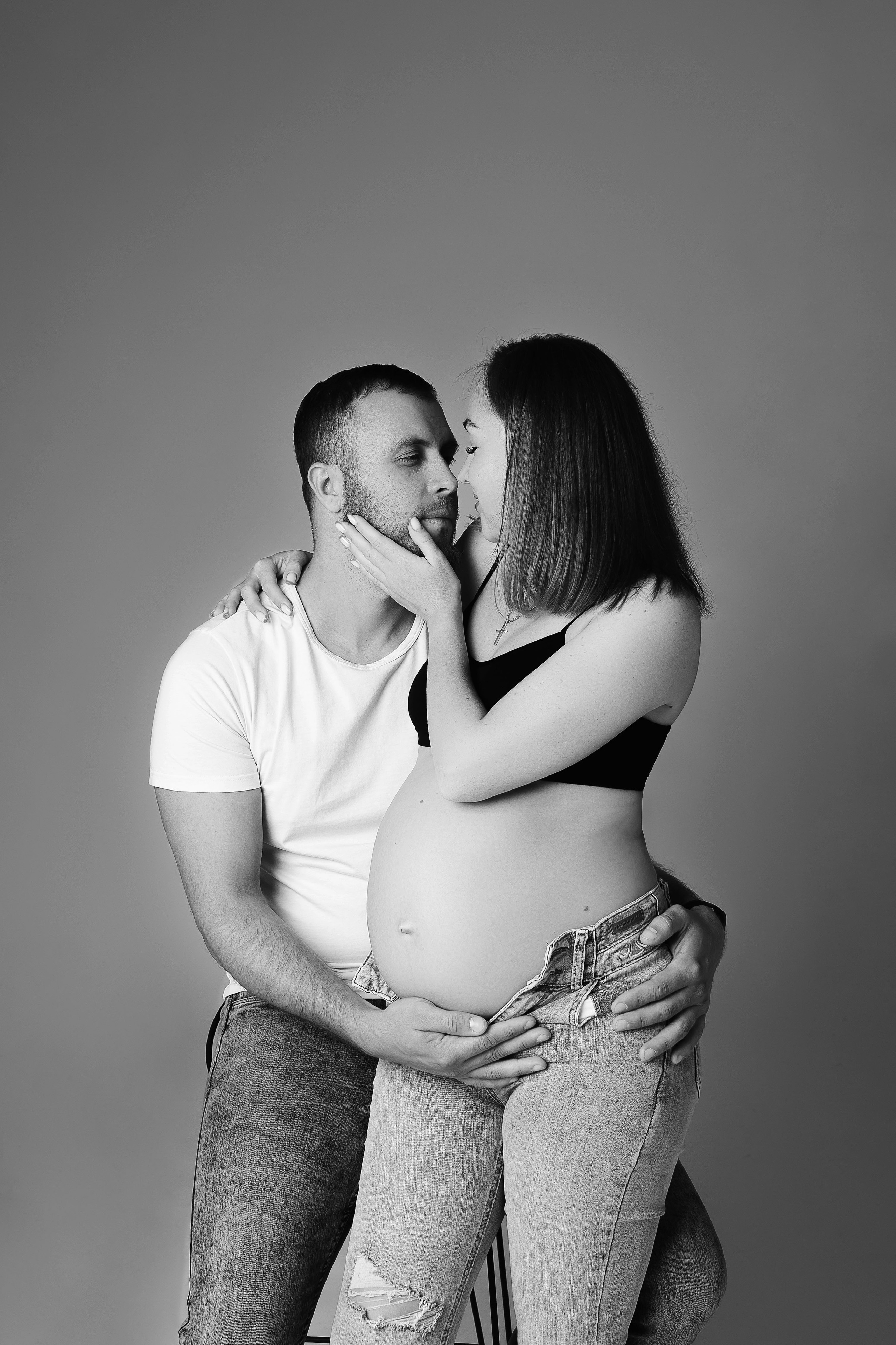 Беременность в студии. Фотограф новорожденных Серпухов, Протвино, Москва I Марина Бурмистрова