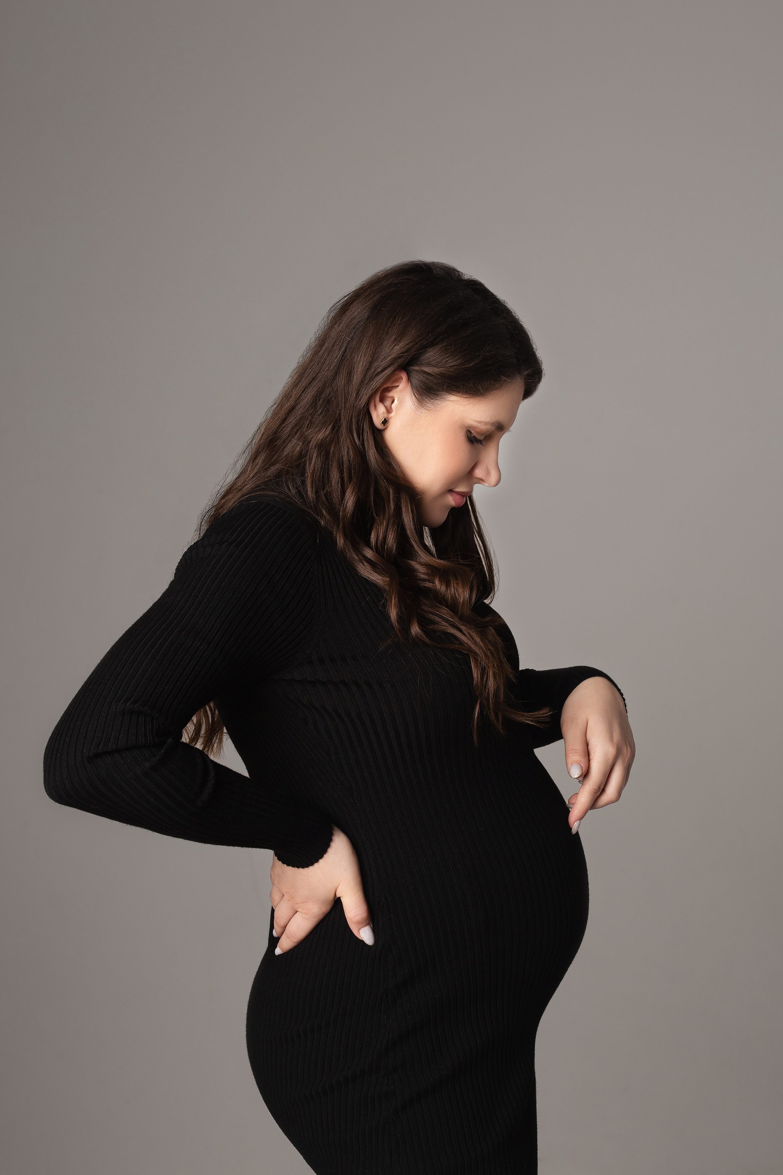 Беременность в студии. Фотограф новорожденных Серпухов, Протвино, Москва I Марина Бурмистрова