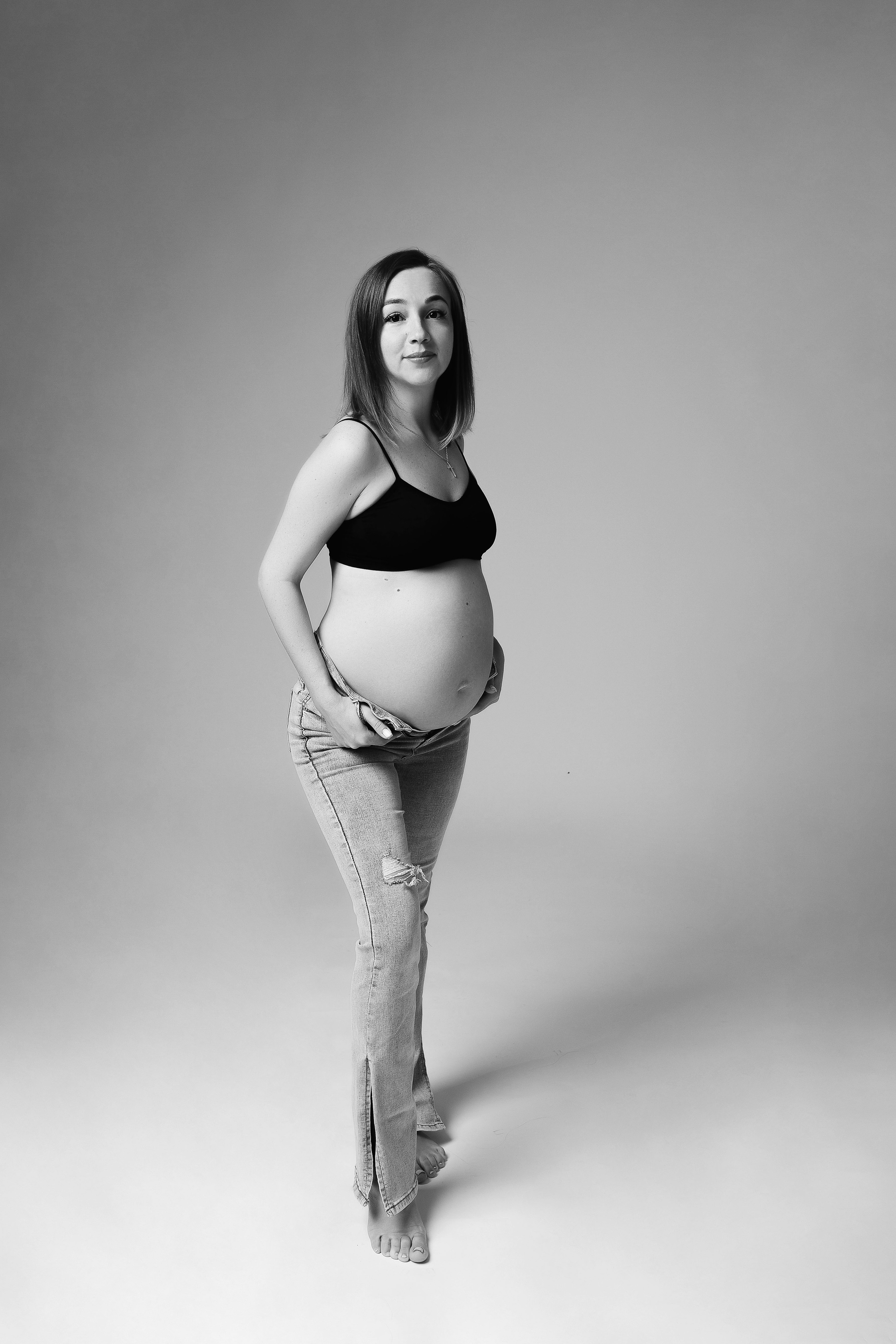 Беременность в студии. Фотограф новорожденных Серпухов, Протвино, Москва I Марина Бурмистрова