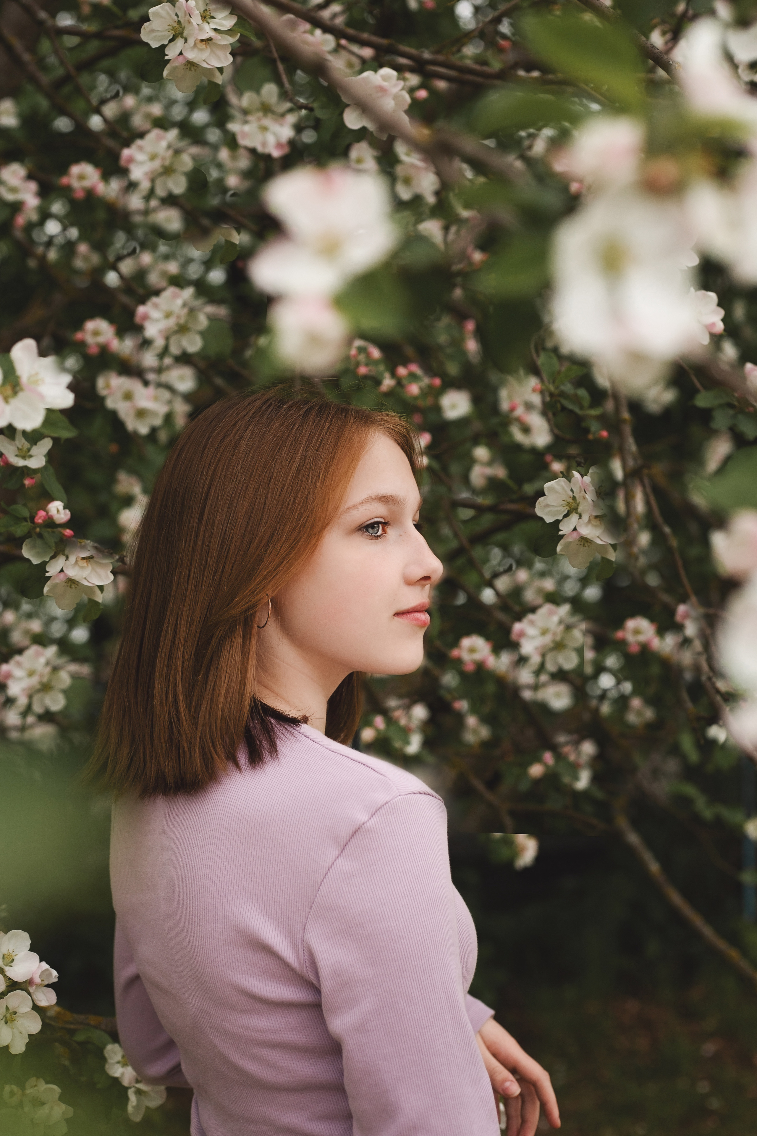 Фотосессия в яблонях. Фотограф новорожденных Серпухов, Протвино, Москва I Марина Бурмистрова