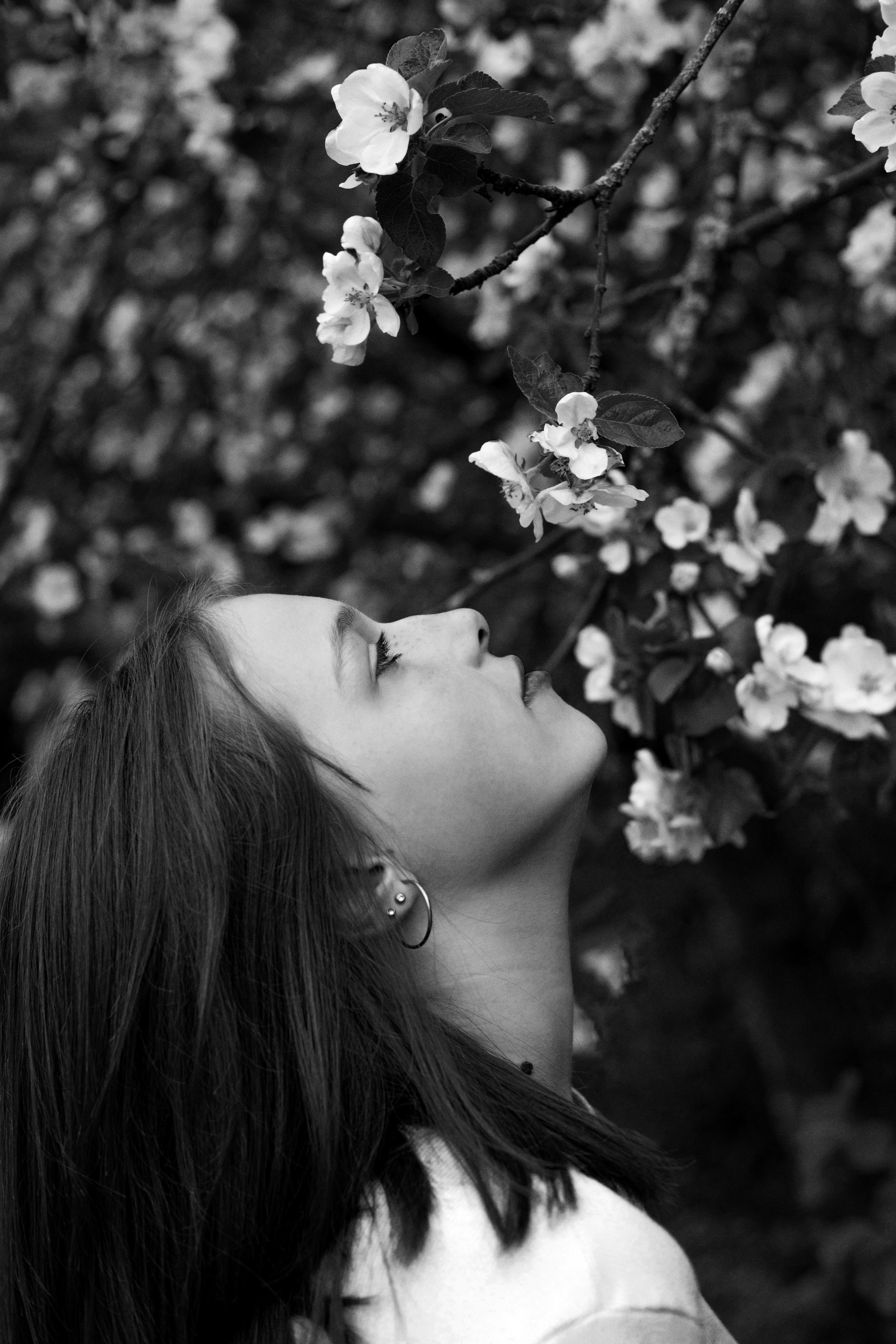 Фотосессия в яблонях. Фотограф новорожденных Серпухов, Протвино, Москва I Марина Бурмистрова