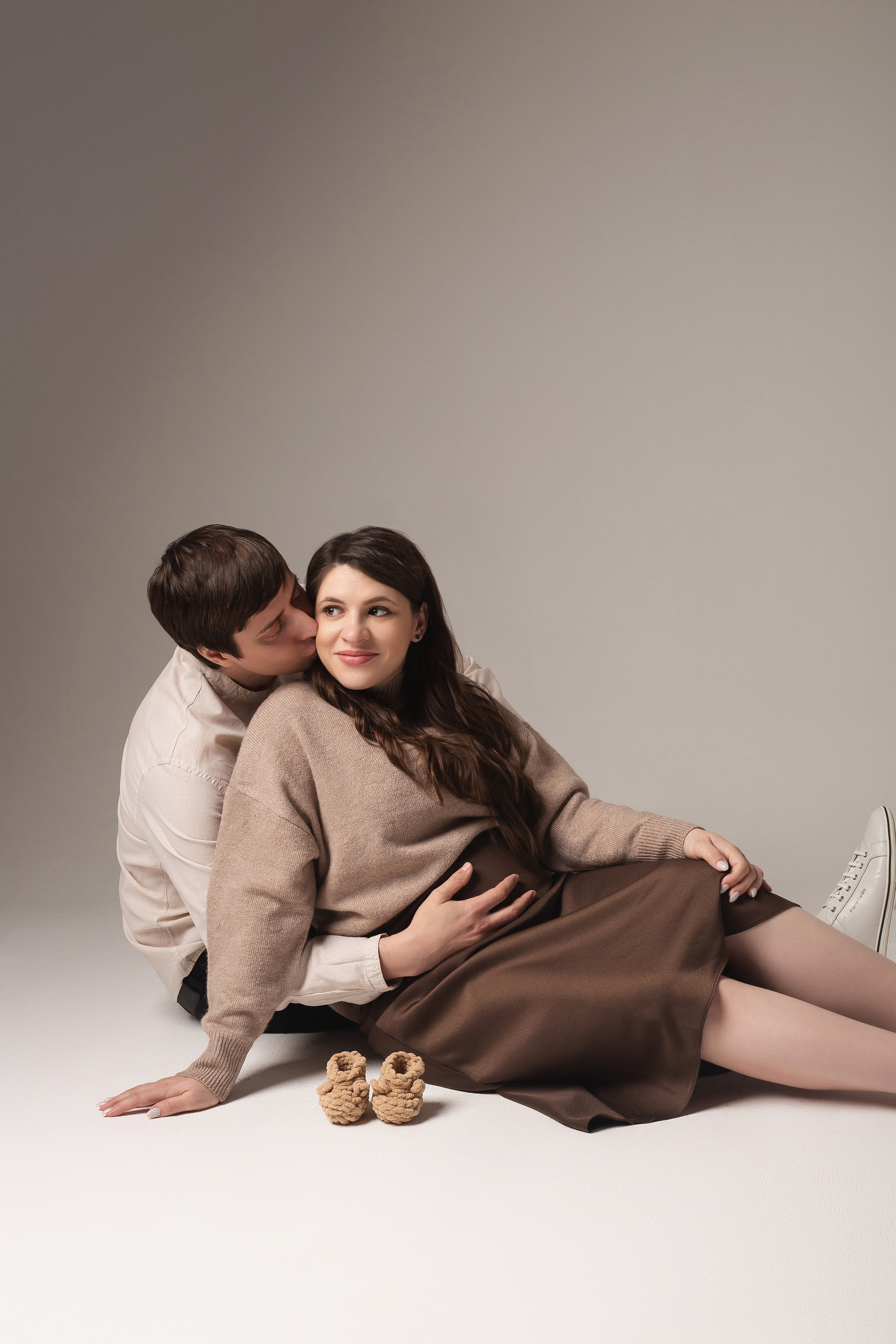 Беременность в студии. Фотограф новорожденных Серпухов, Протвино, Москва I Марина Бурмистрова