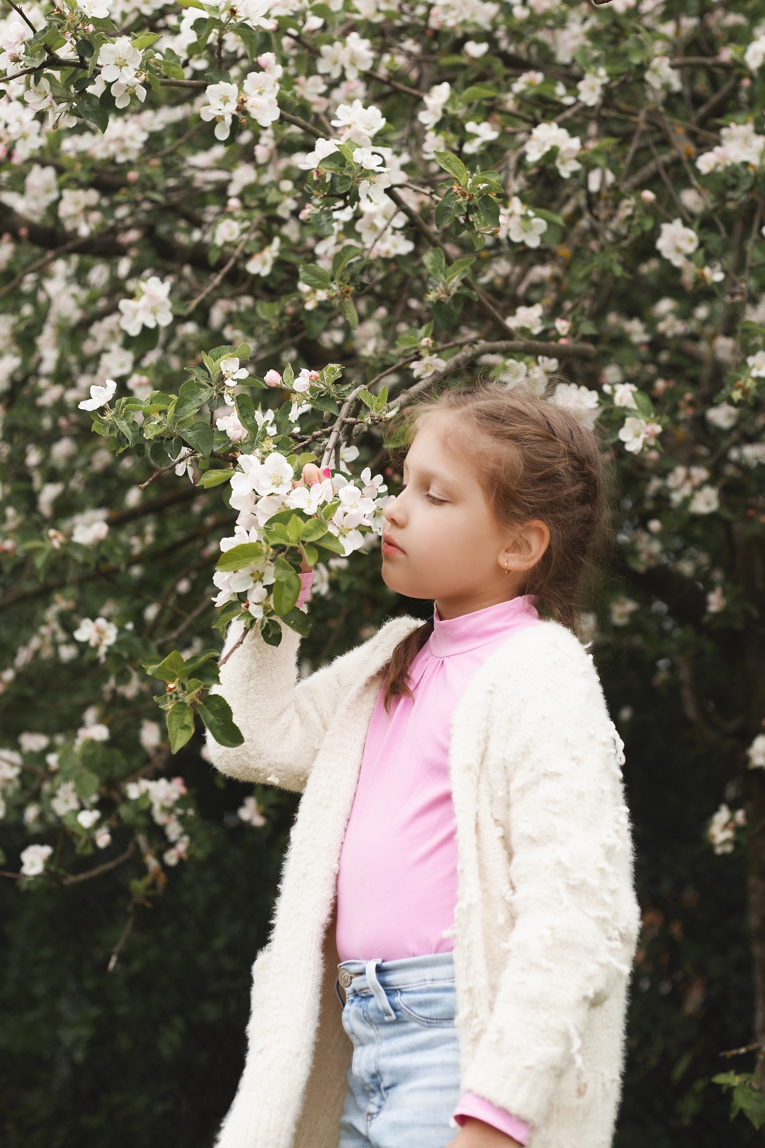 Фотосессия в яблонях. Фотограф новорожденных Серпухов, Протвино, Москва I Марина Бурмистрова