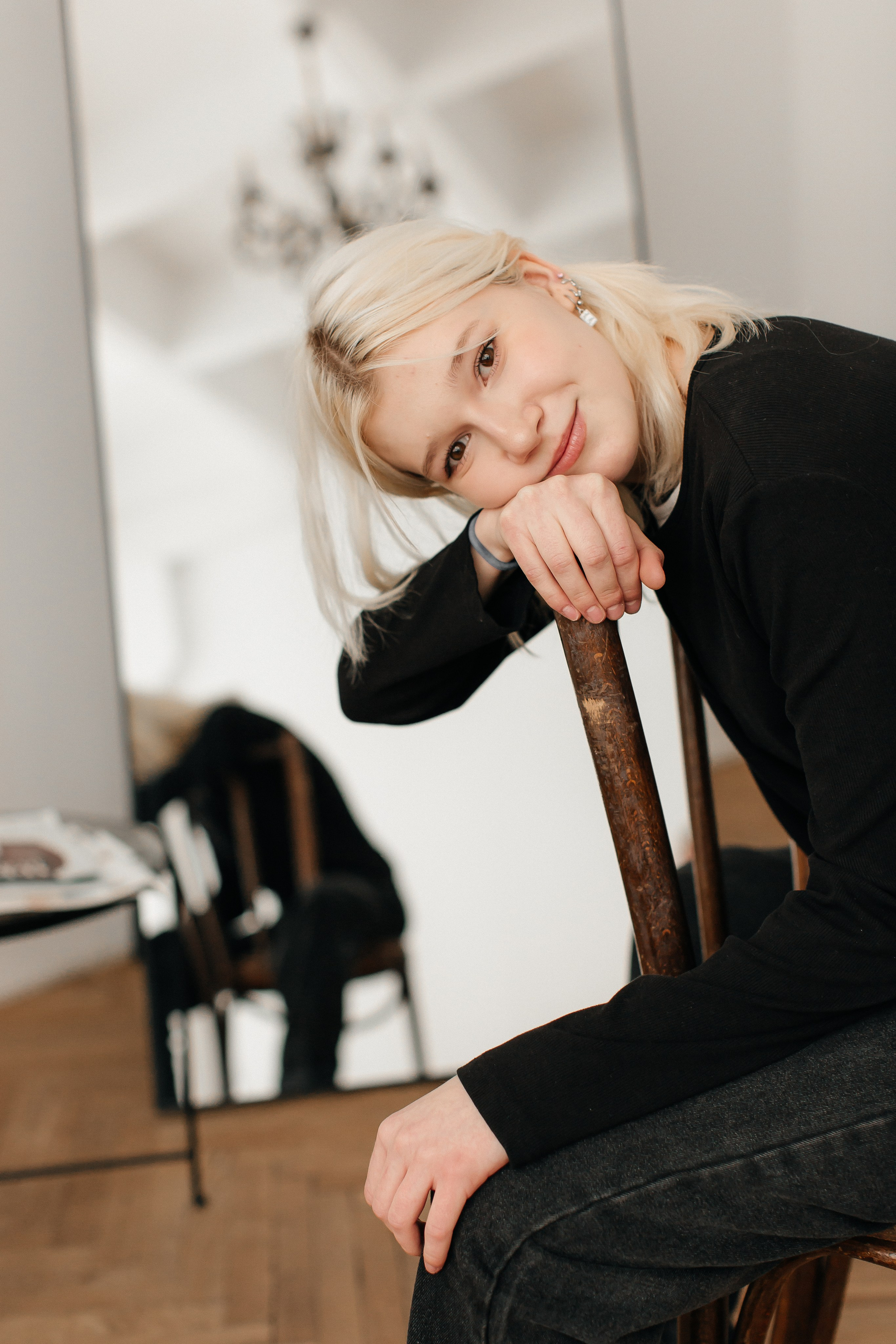 Любовь с семьей в студии. Семейный, детский и школьный фотограф в Москве Рудницкая Анна