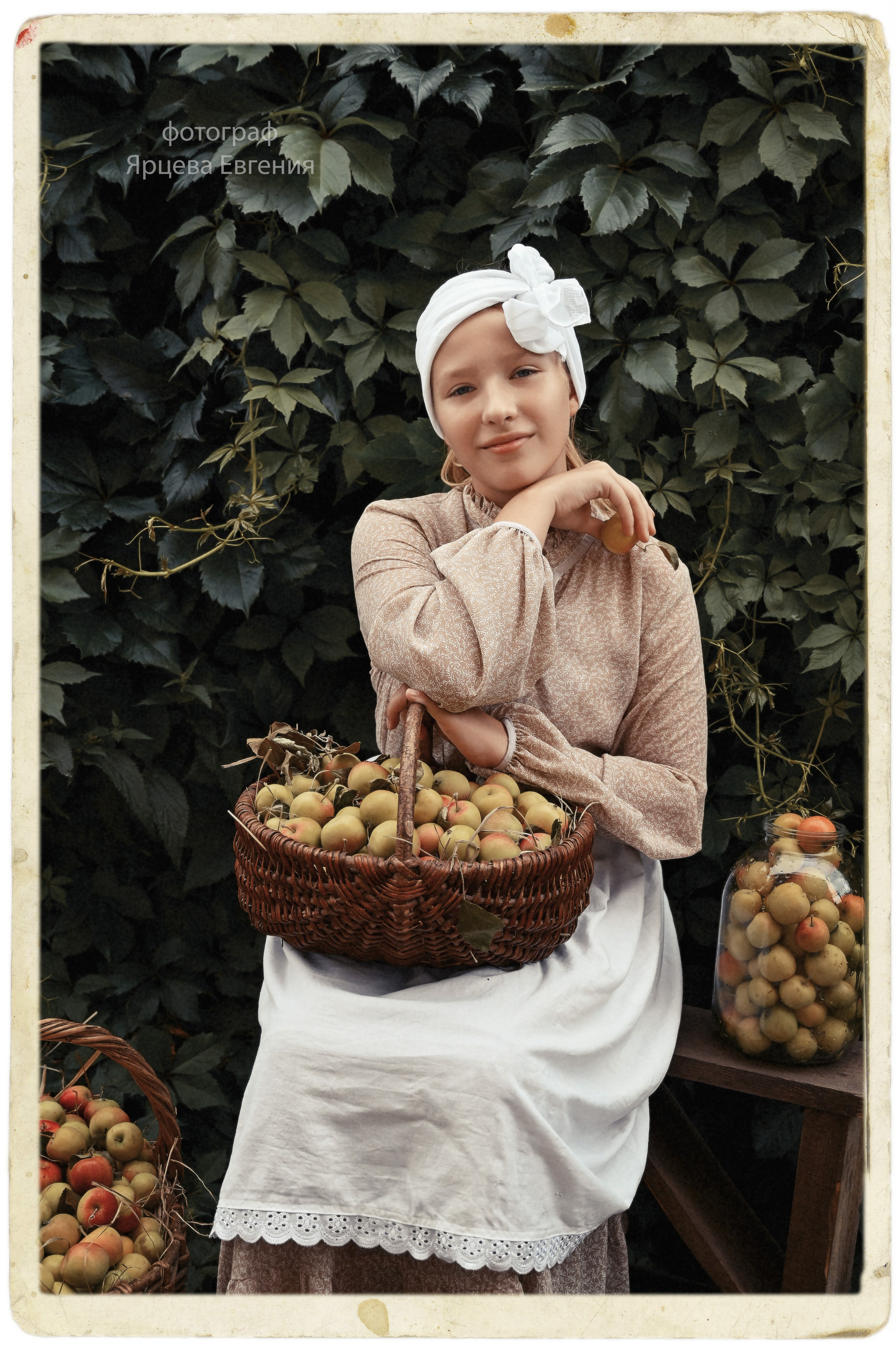Яблоневая Барыня. Портретный детский, женский фотограф в Тюмени Евгения Ярцева