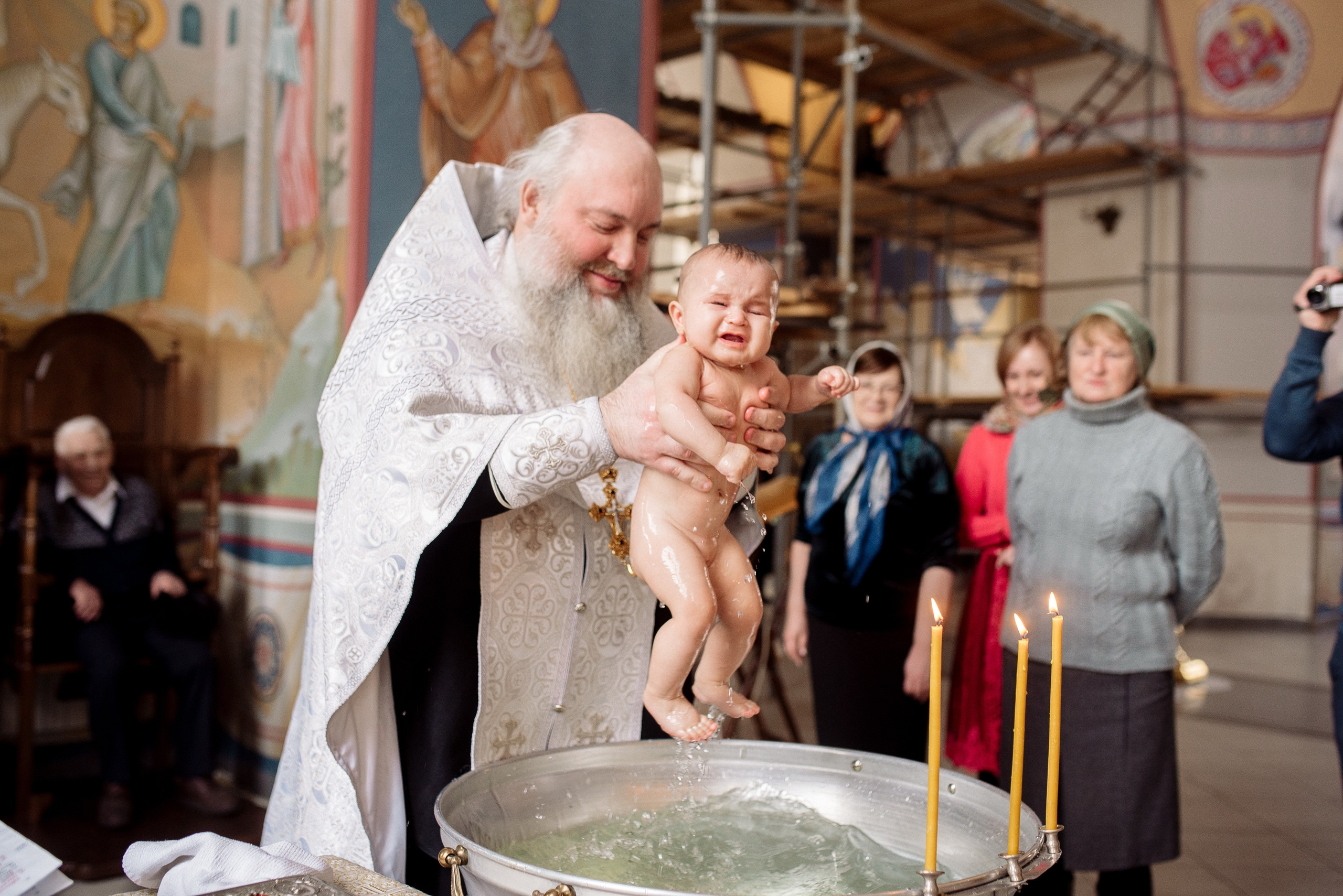Крещение Алисы. Фотограф Мария Стрелкова