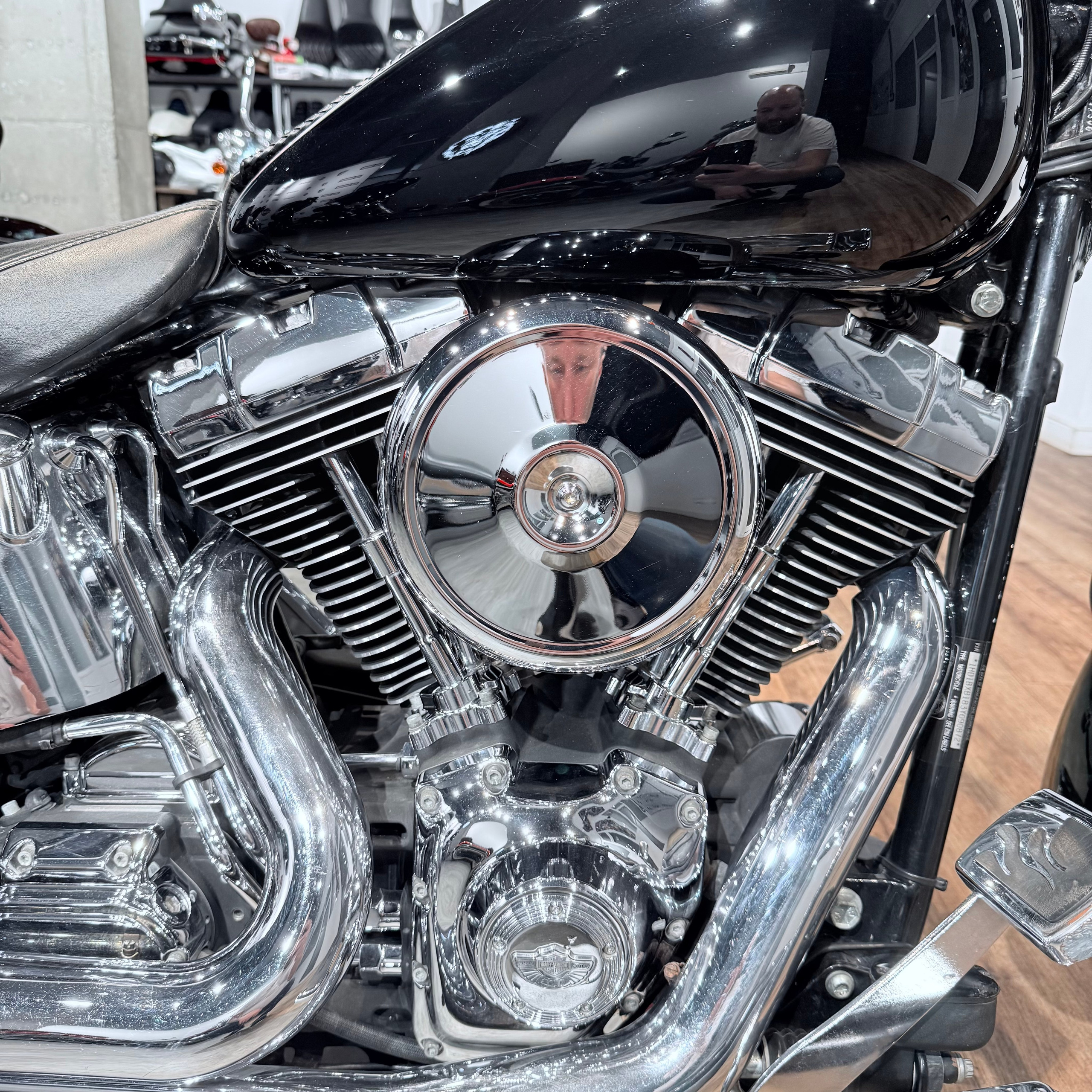 2003 Fat Boy Vivid Black 100 Years. Hello Davidson, Москва. Только хорошие мотоциклы…