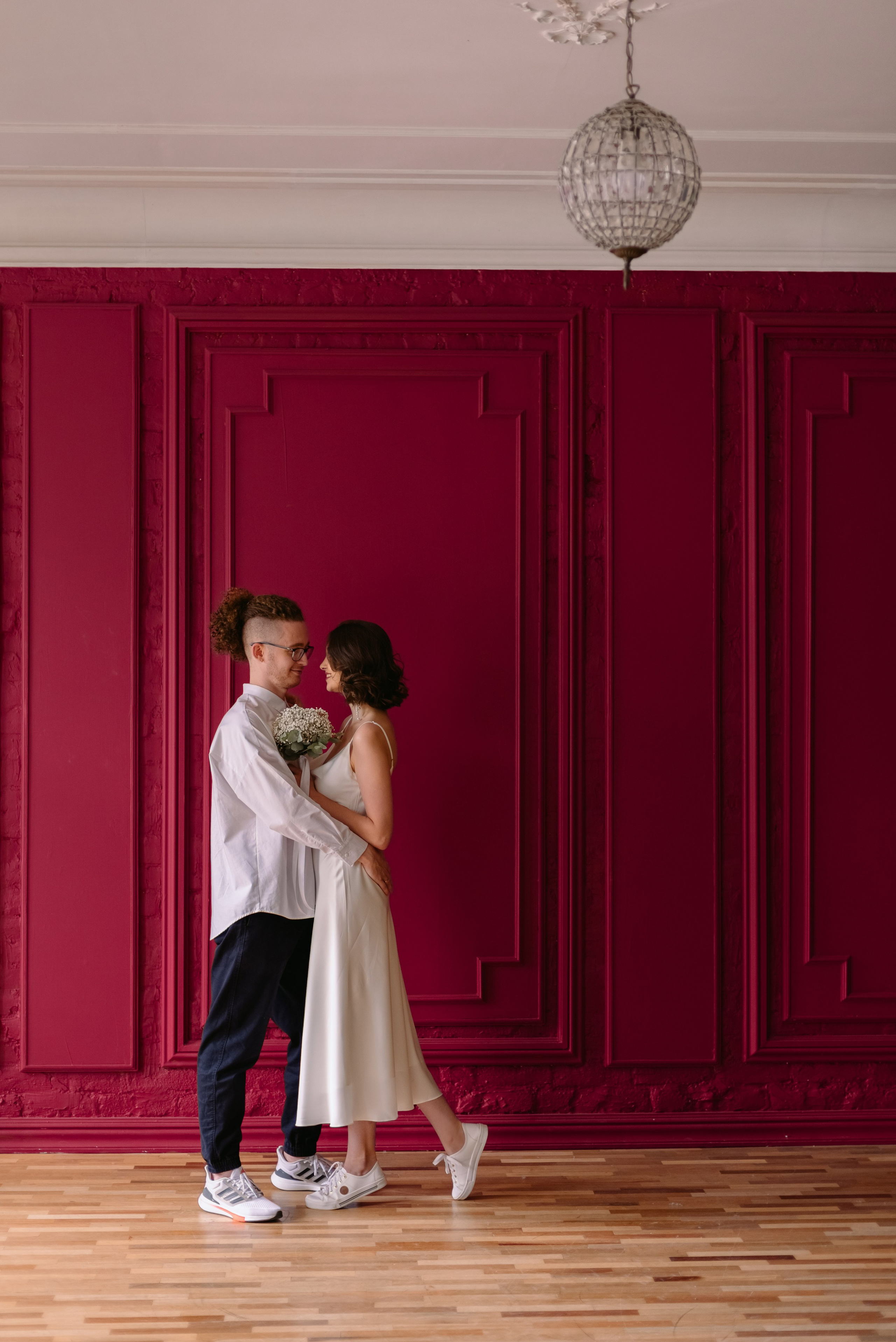 Свадебная фотосессия в студии. Фотограф Юлия Кондратьева