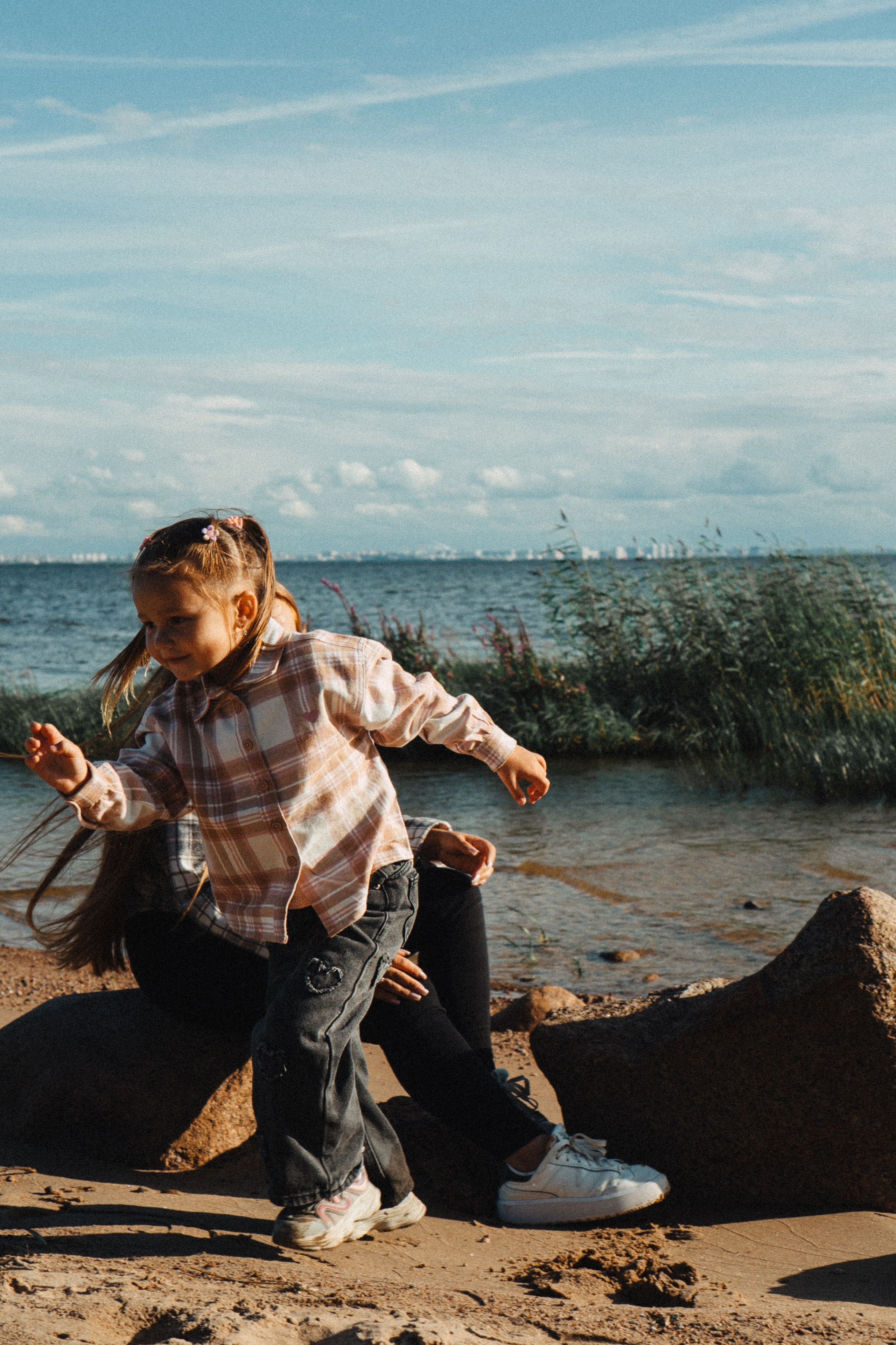 МАМА И ДОЧКА НА ФИНСКОМ ЗАЛИВЕ. Профессиональный фотограф, Санкт-Петербург — Виктория Богомолова