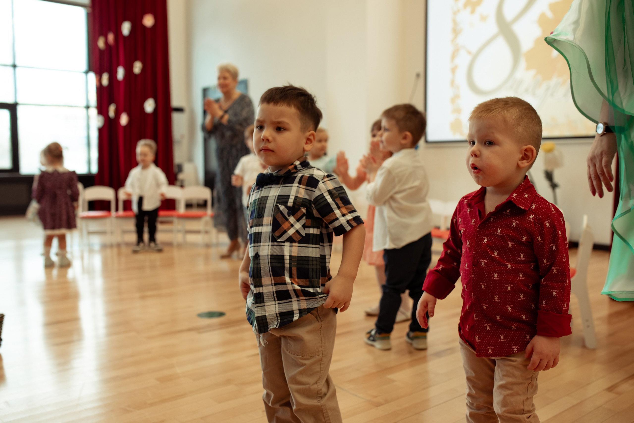 Праздник весны в детском саду. Семейный и детский фотограф в Москве Дорогова Екатерина