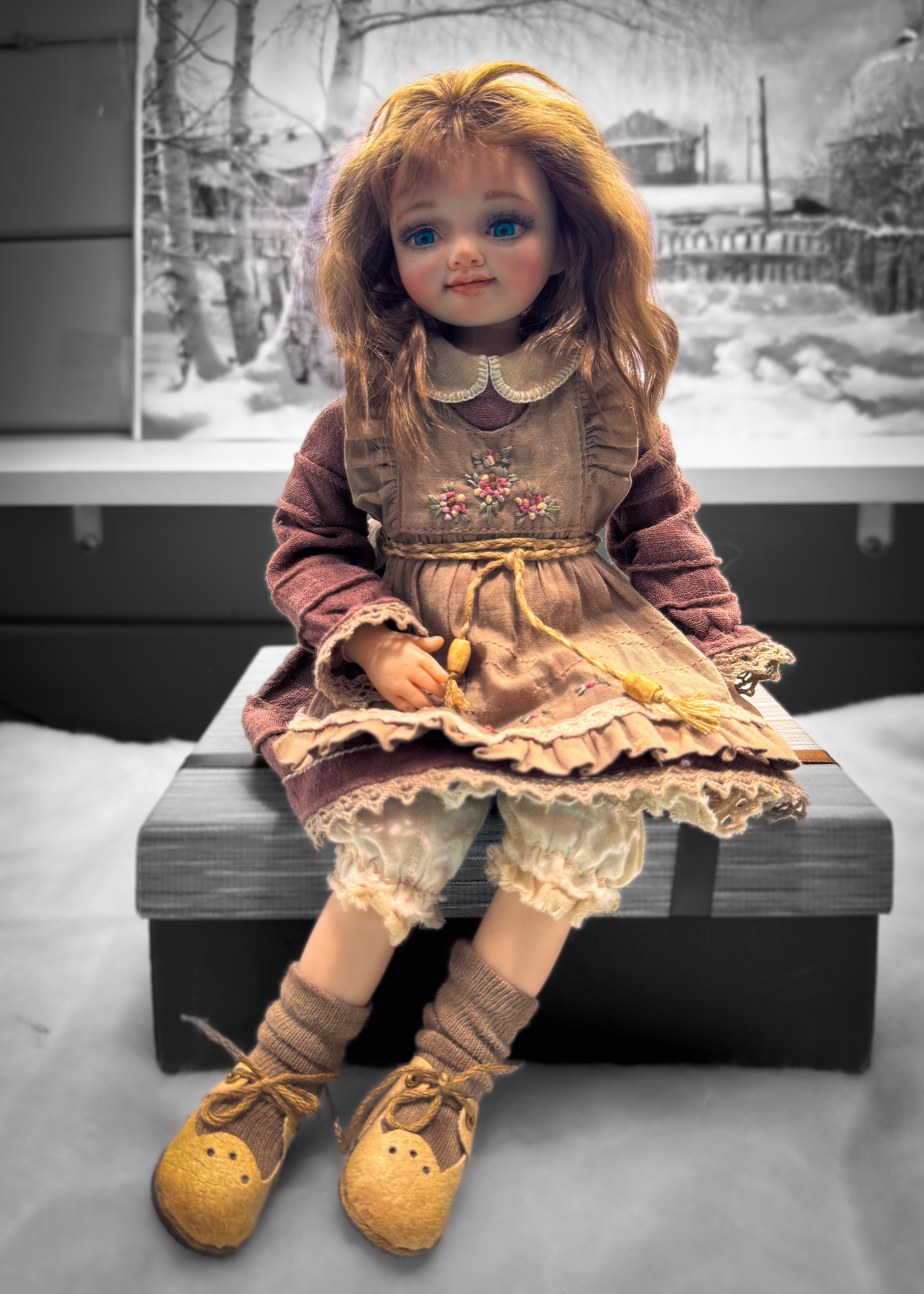 Авторские куклы Марины Новожиловой. Художественная мастерская