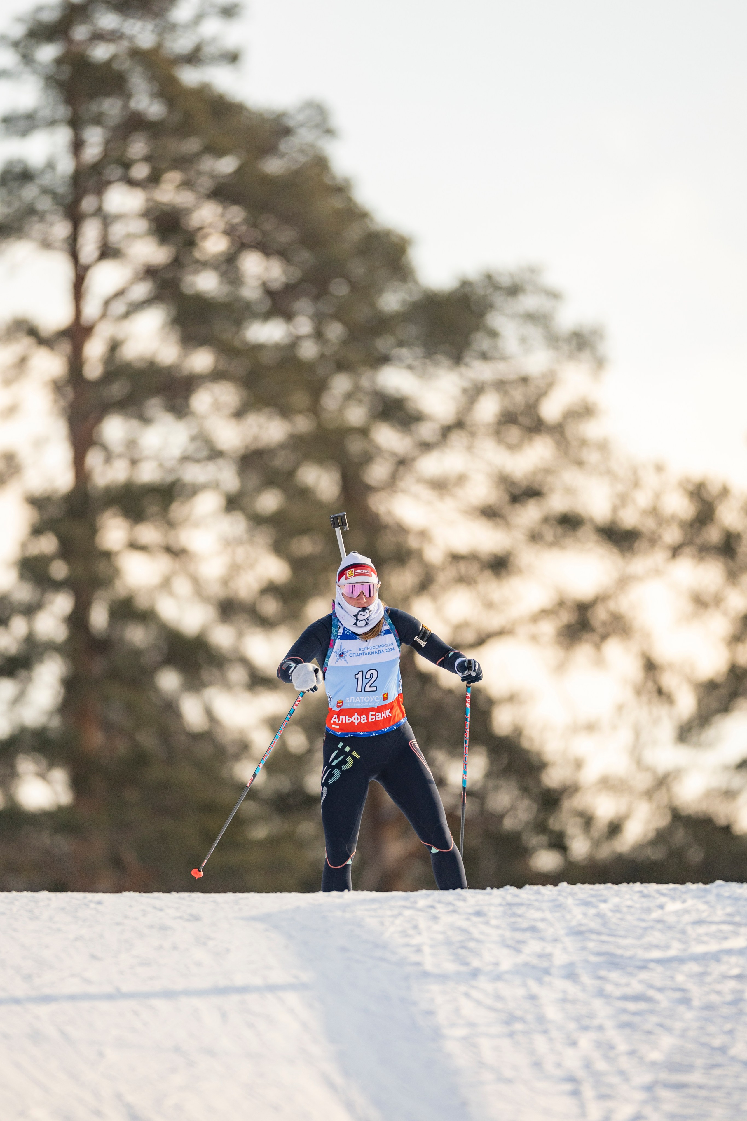 Всероссийская спартакиада по биатлону. Спринт. Женщины. Спортивный репортажный фотограф Казань Нафис Сиразетдинов