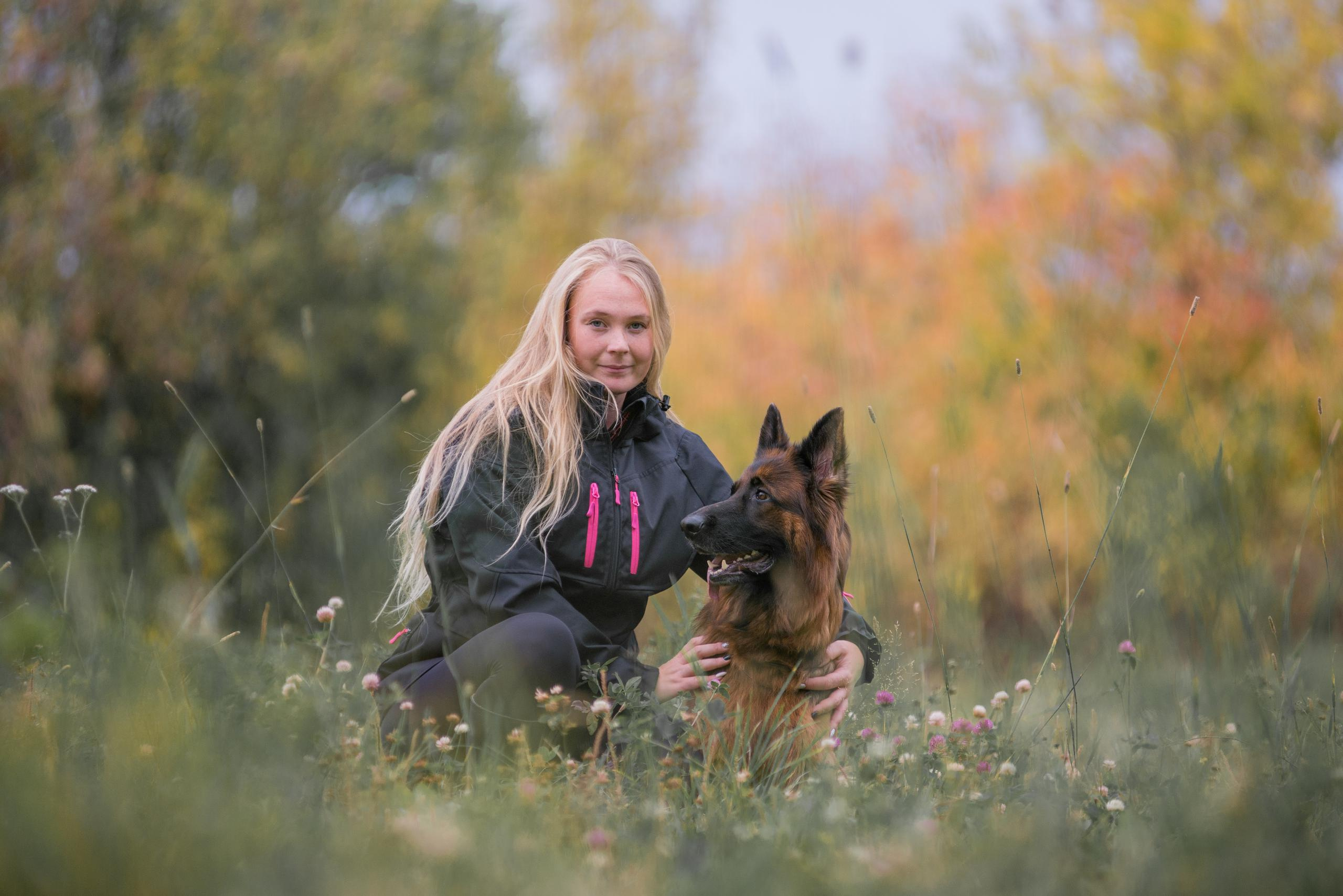 Аня и Далила. Осень 2020. Дог-фотограф в Тюмени Александра Королева