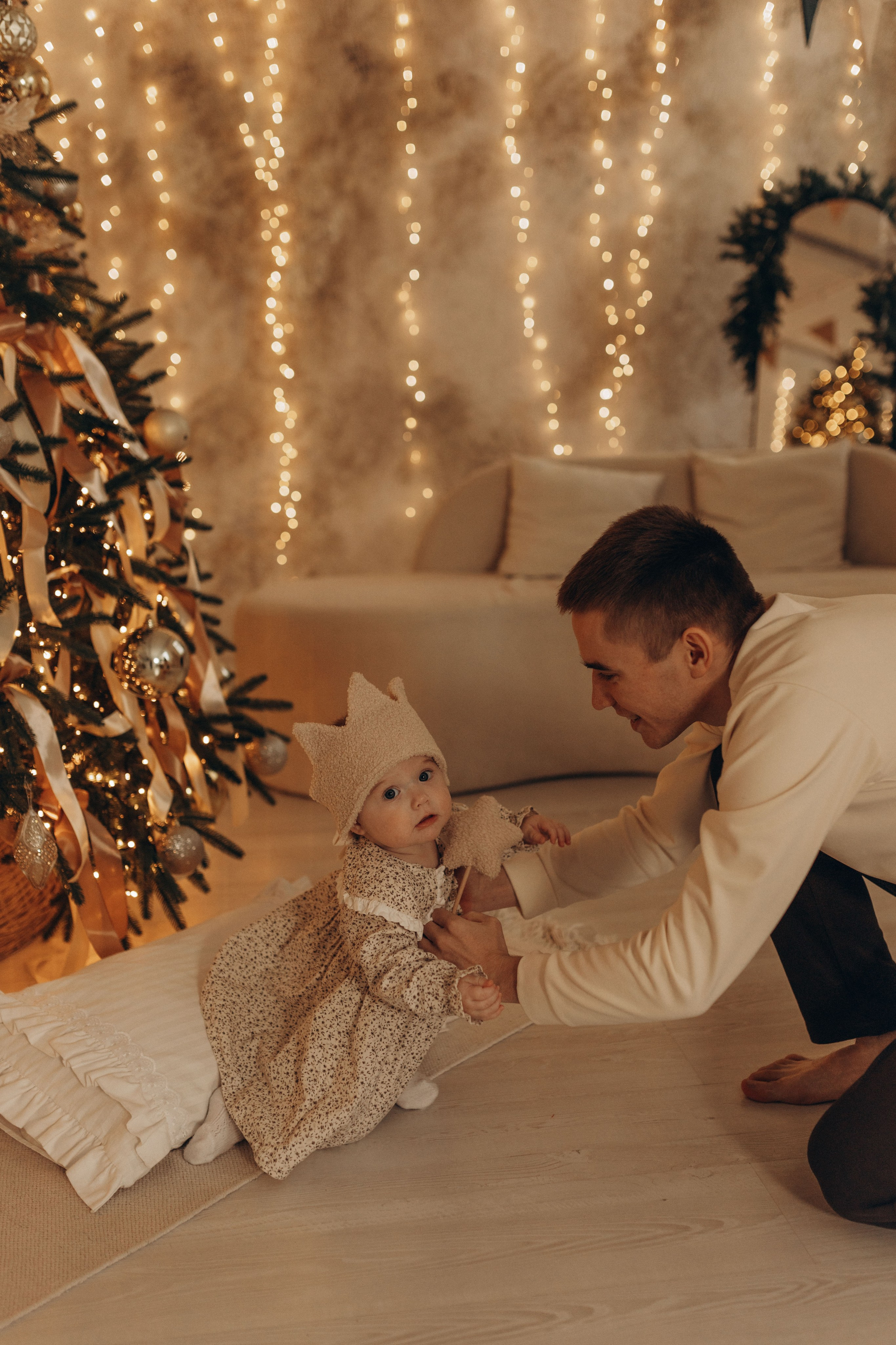 Новогодняя история Дмитрия, Полины и Анюты. Фотограф в Ставрополе Svetlana Matveeva