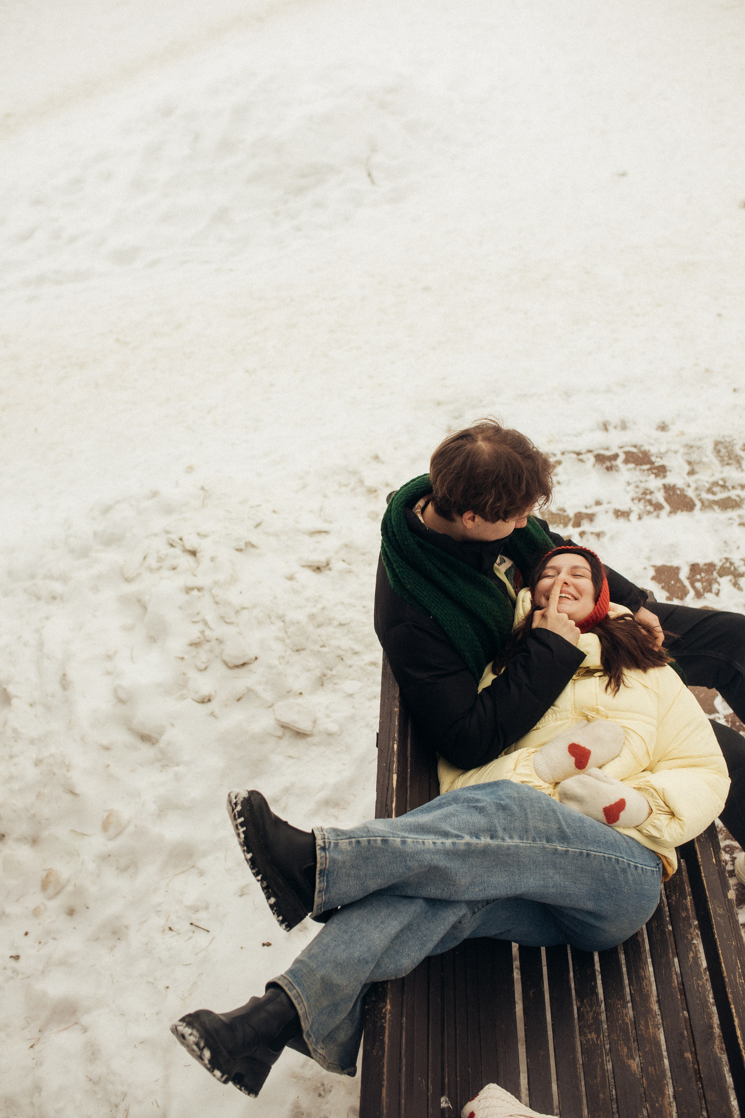 Зимняя прогулка. Свадебный фотограф Казань