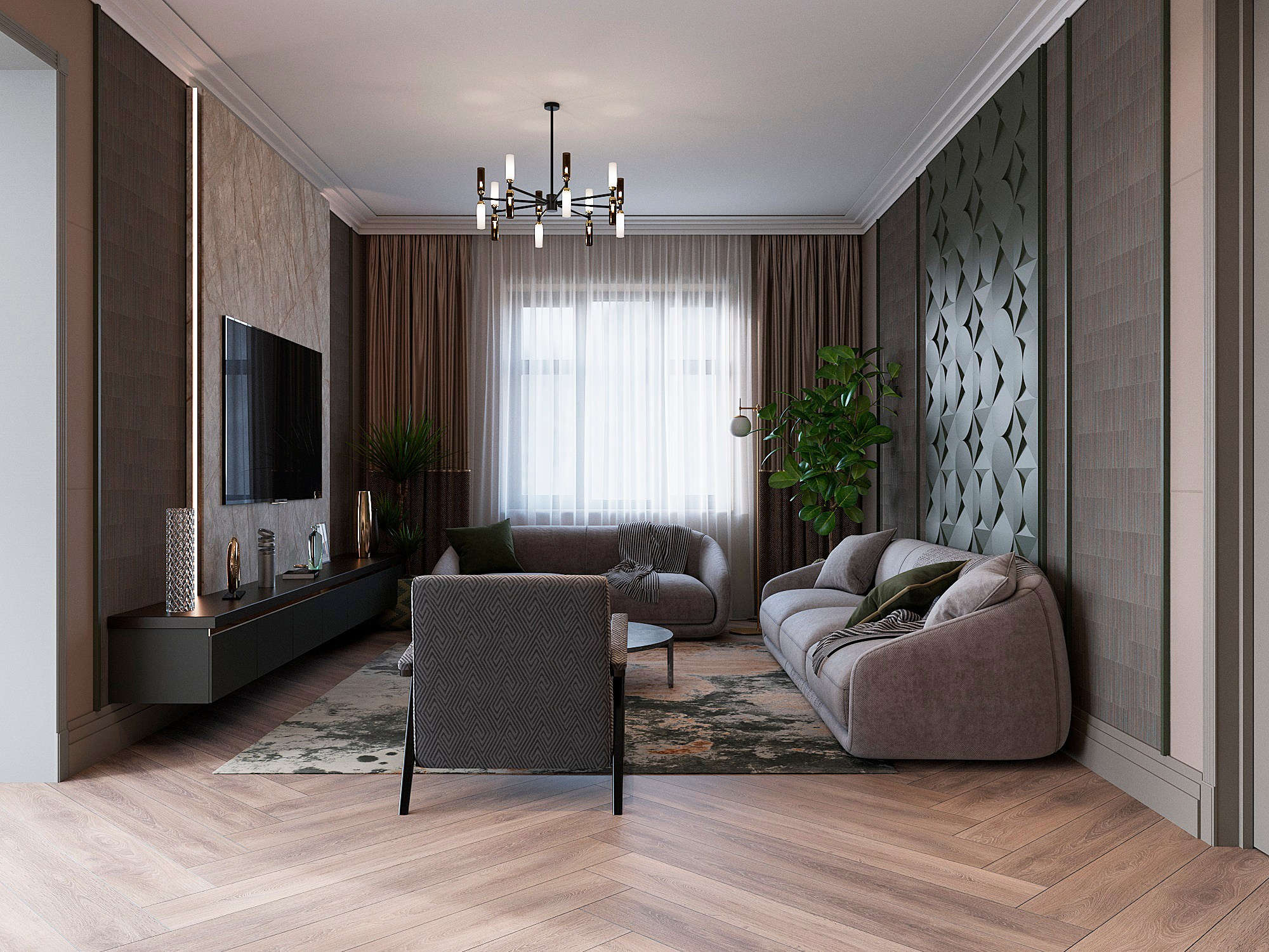 Коттедж 282кв Айдарово. Kich.design