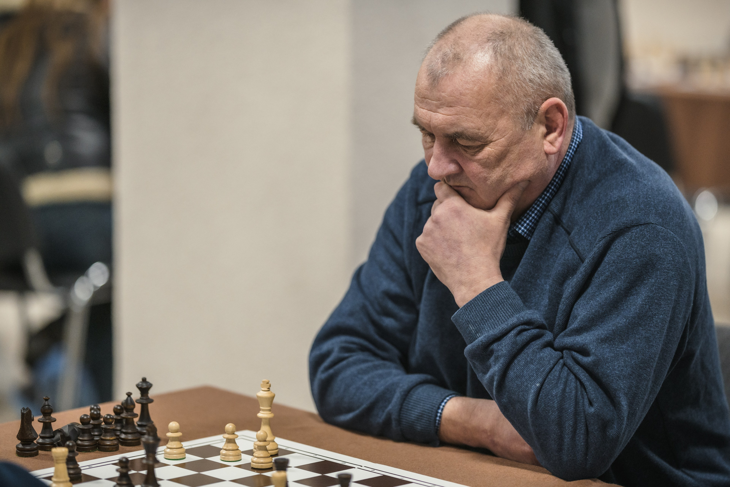 Чемпионат Мозырского района по шахматам. Репортажный фотограф Владимир Беляй