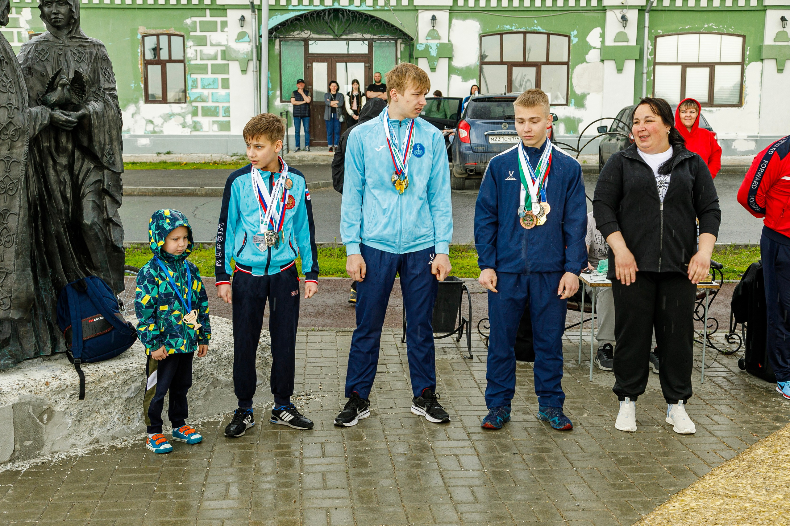 «СпортЛето» и «Зарядка с чемпионом» — семья Сармачевых 😋. Фотограф Андрей Гузеев