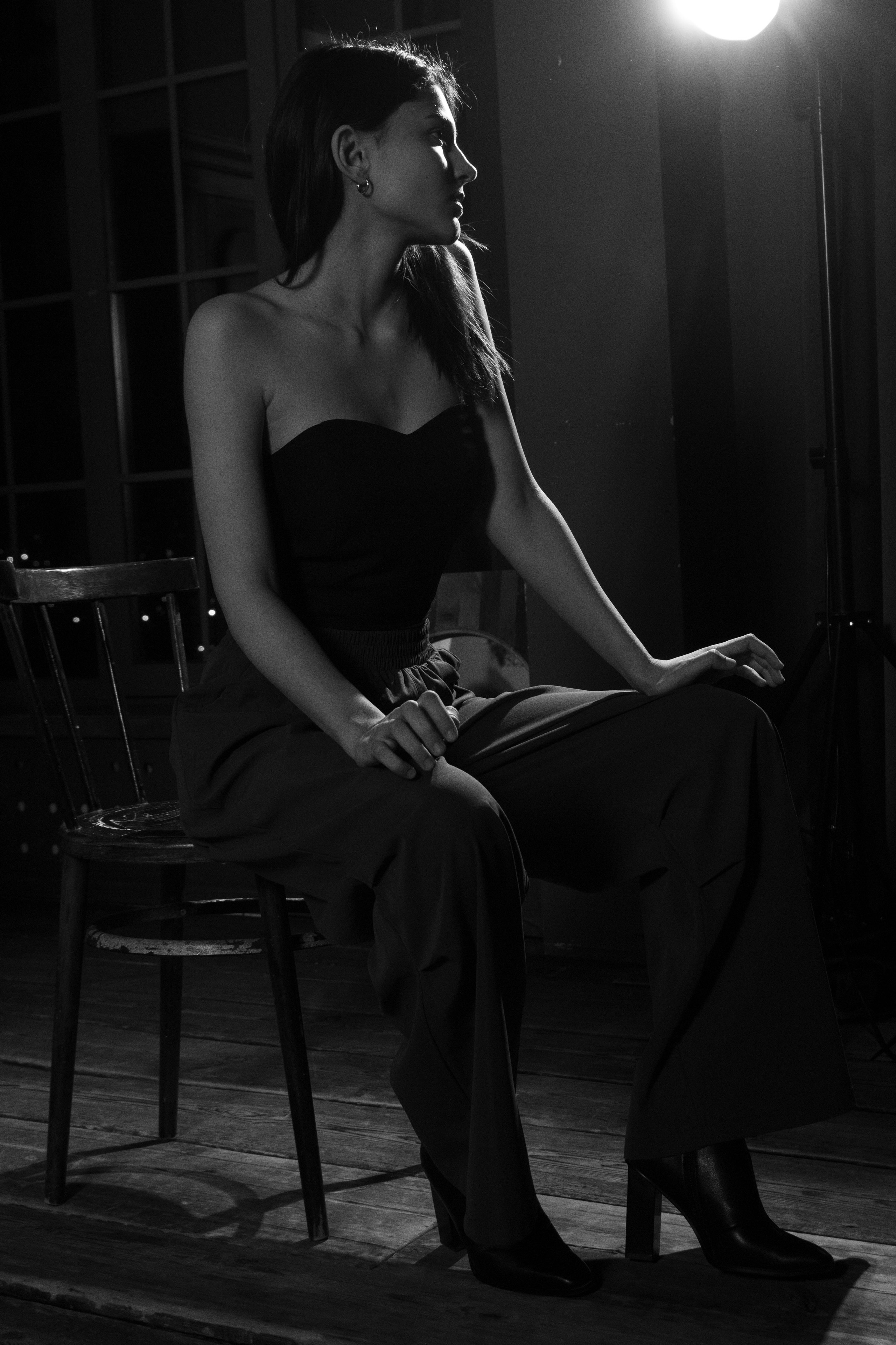 Алина в студии «Камера обскура». Фотограф Екатерина Козловская