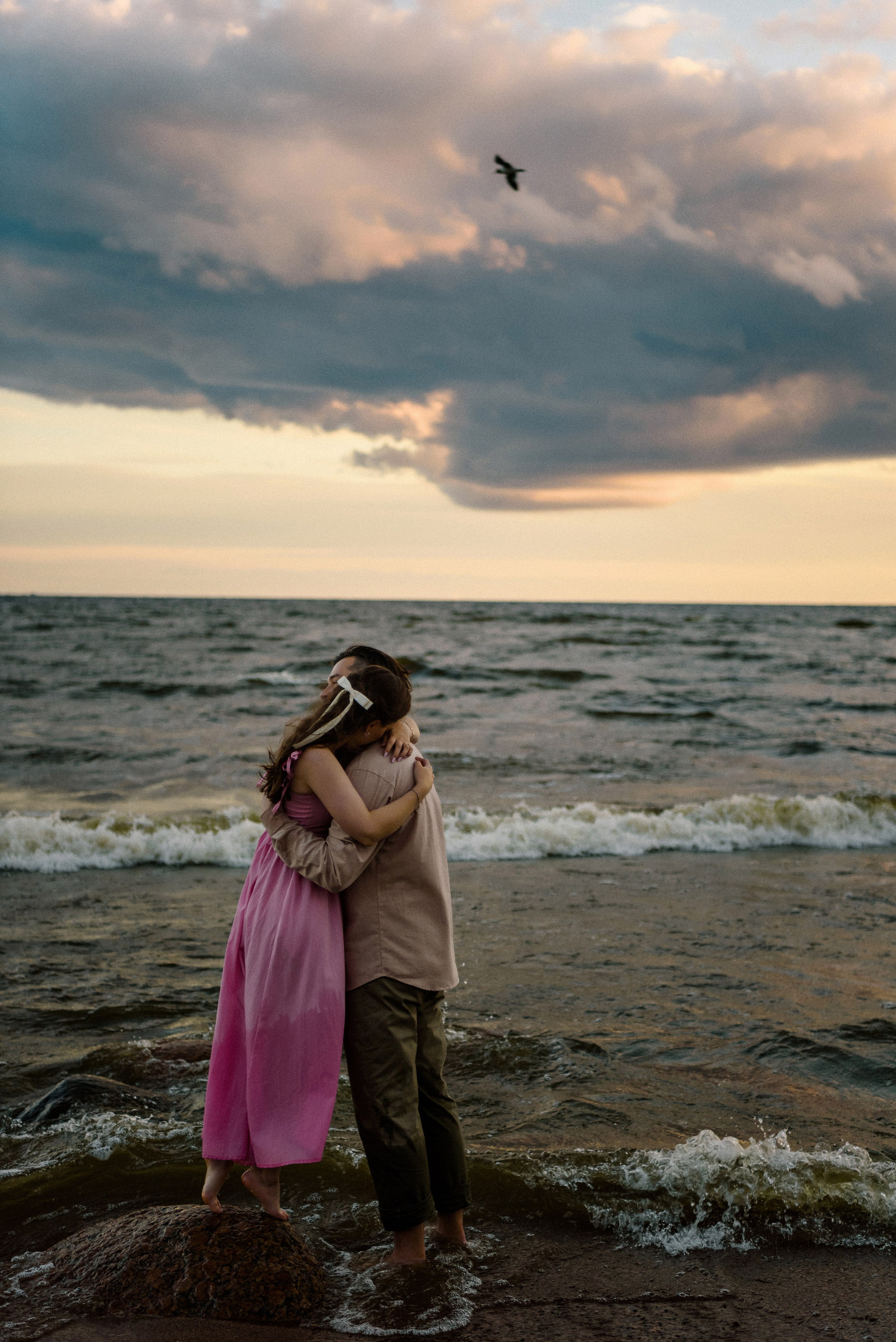 Настя и Вова Финский залив. Свадебный фотограф в Санкт-Петербурге София Шубик