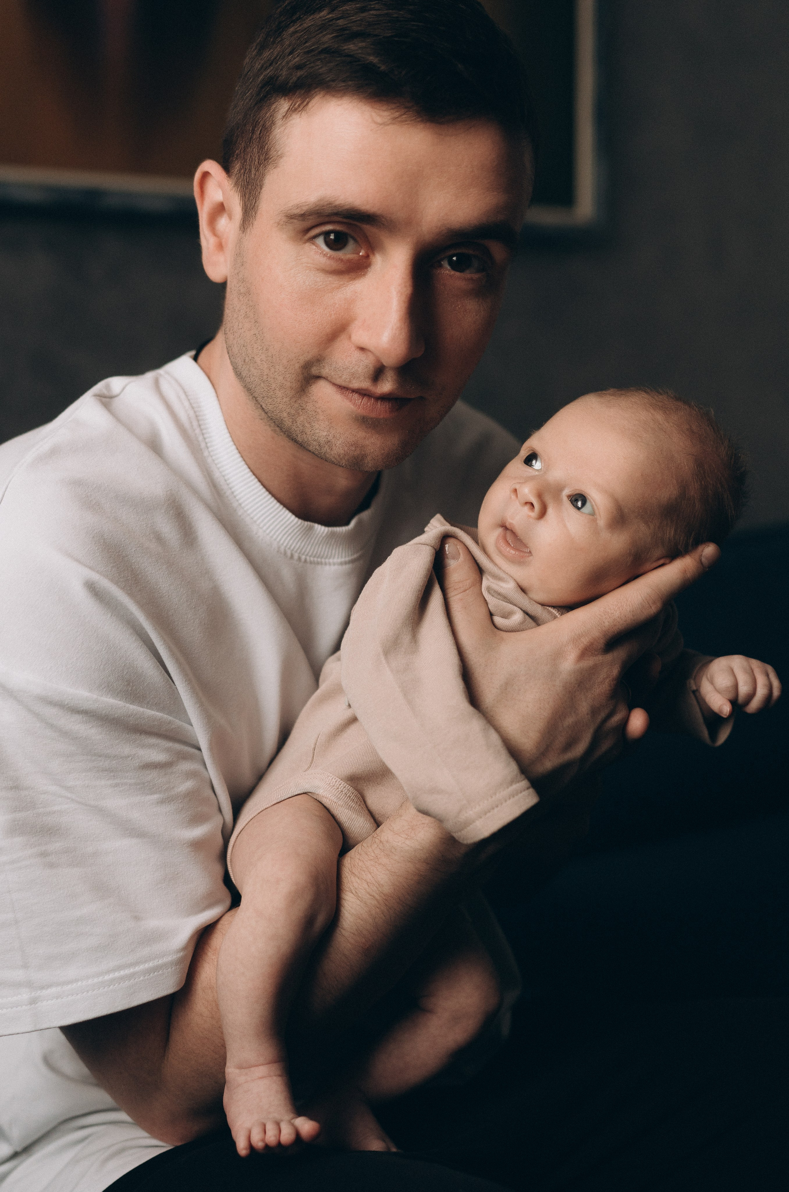 Домашняя фотосессия новорожденного. Семейный, ньюборн фотограф, фотограф на роды в Москве, Виктория Тюльдюкова