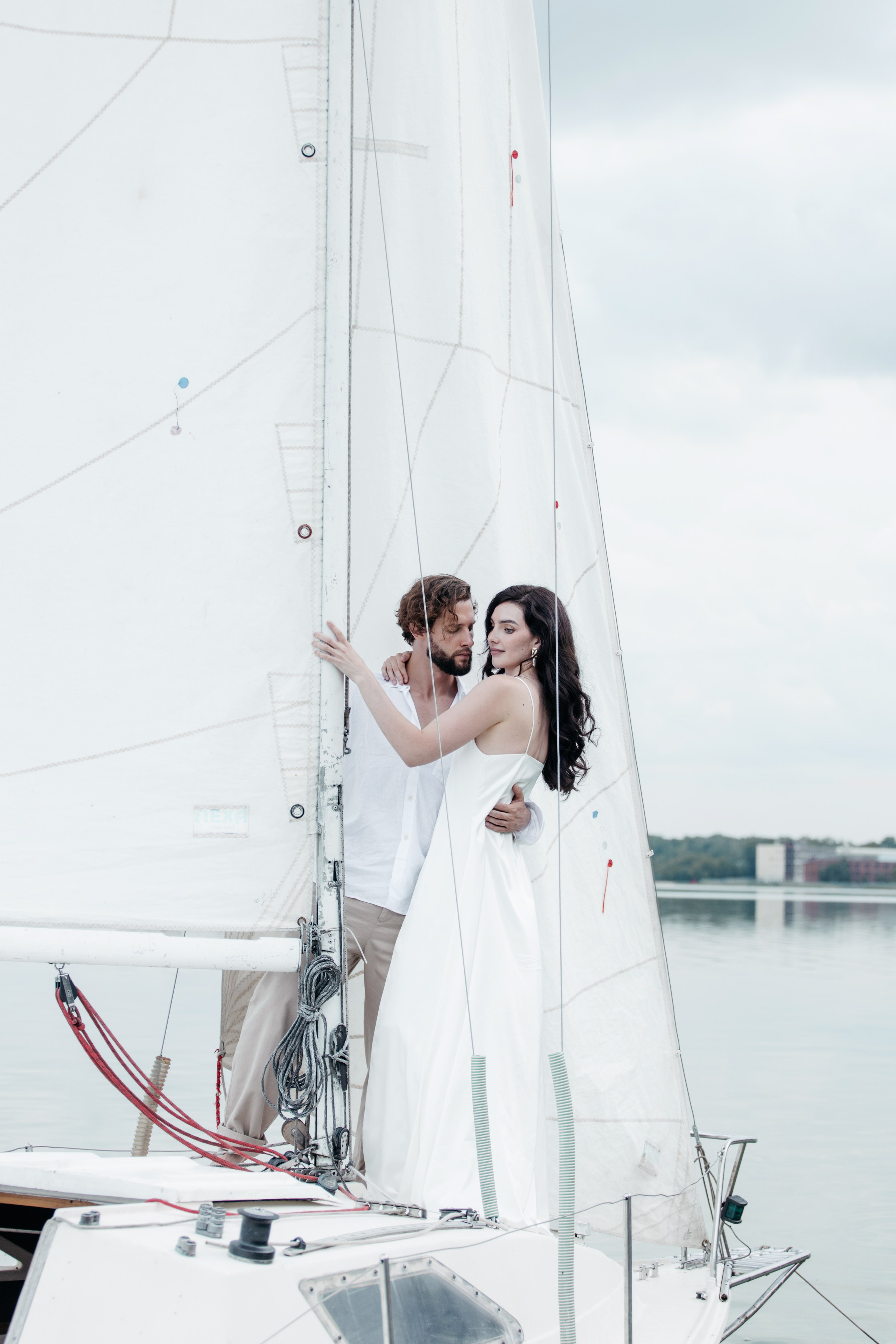 Яхта, парус, любовь. Свадебный фотограф в Москве Ольга Коржова