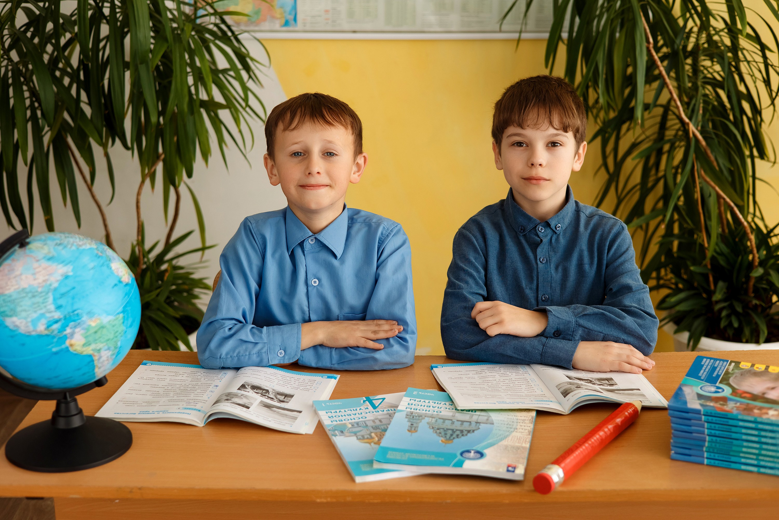 4 класс с. Барабаш. Фотограф Любовь Корниенко, Примоский край