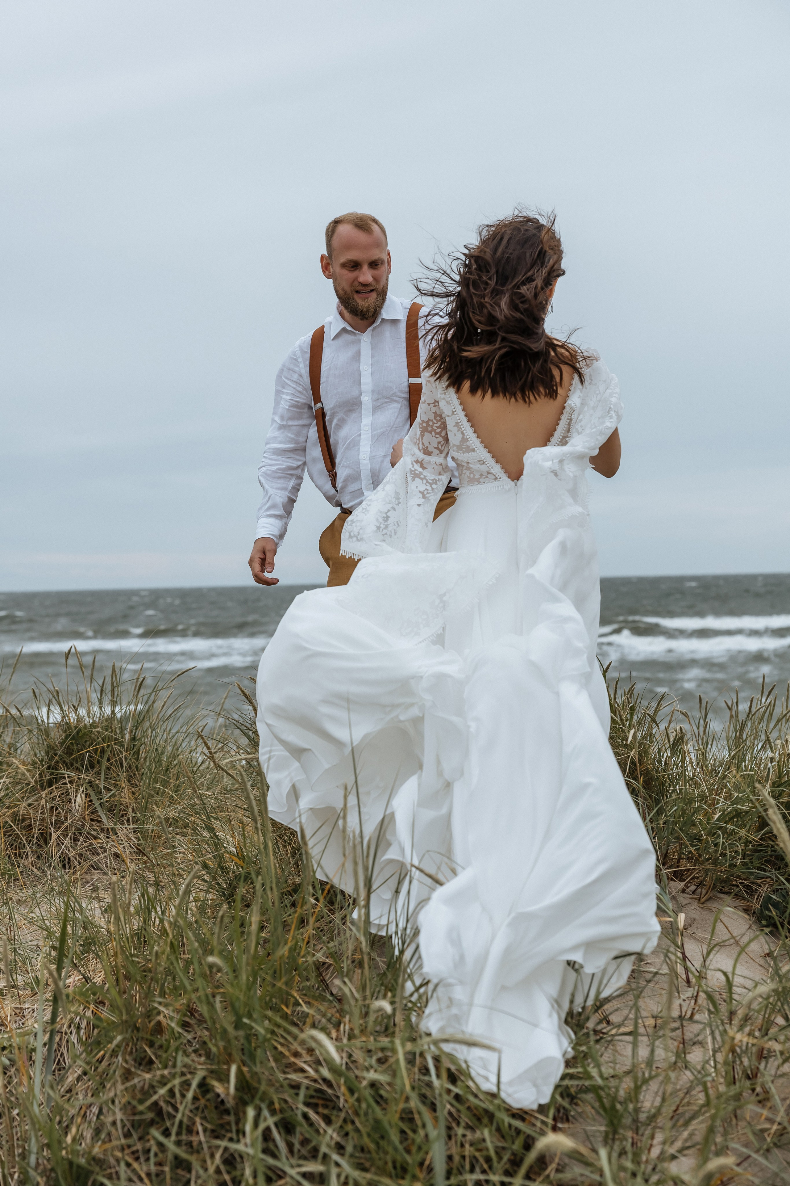 Свадебная съемка на море. Свадебный фотограф  Калининград | Москва