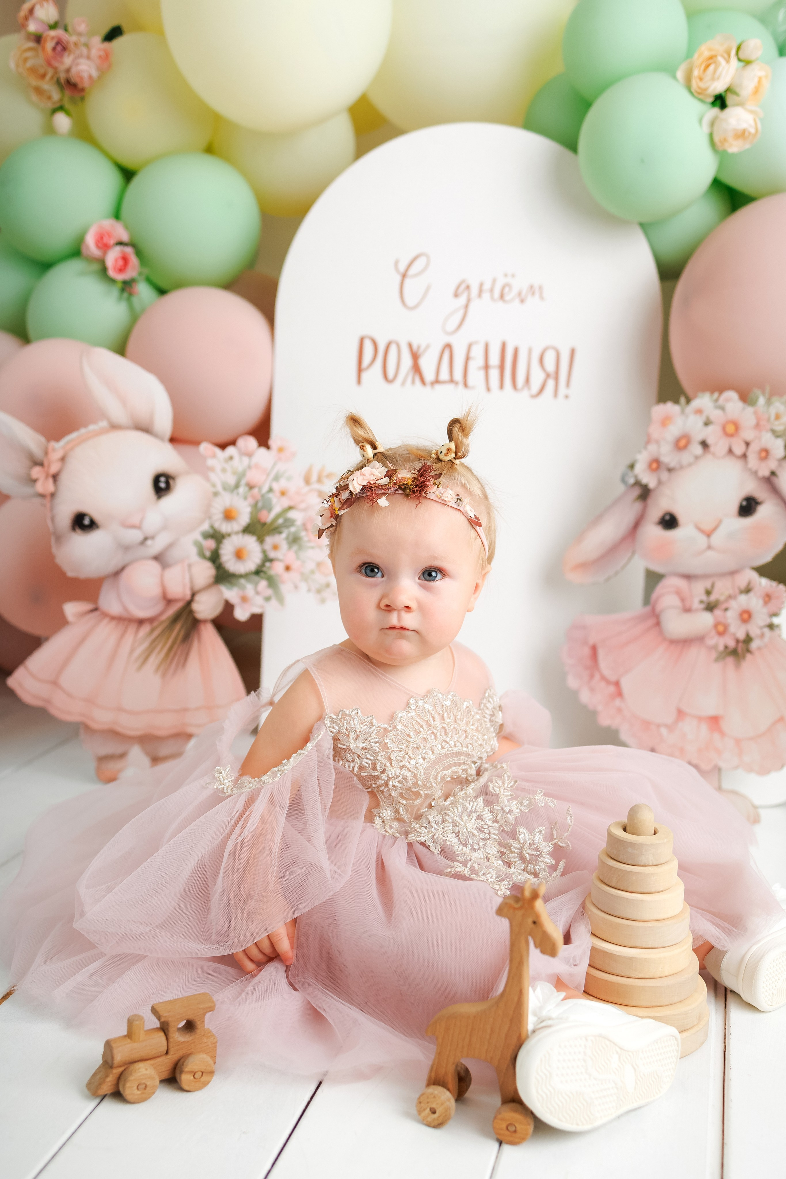 Таисие 1 год. Фотограф новорожденный малышей Новосибирск