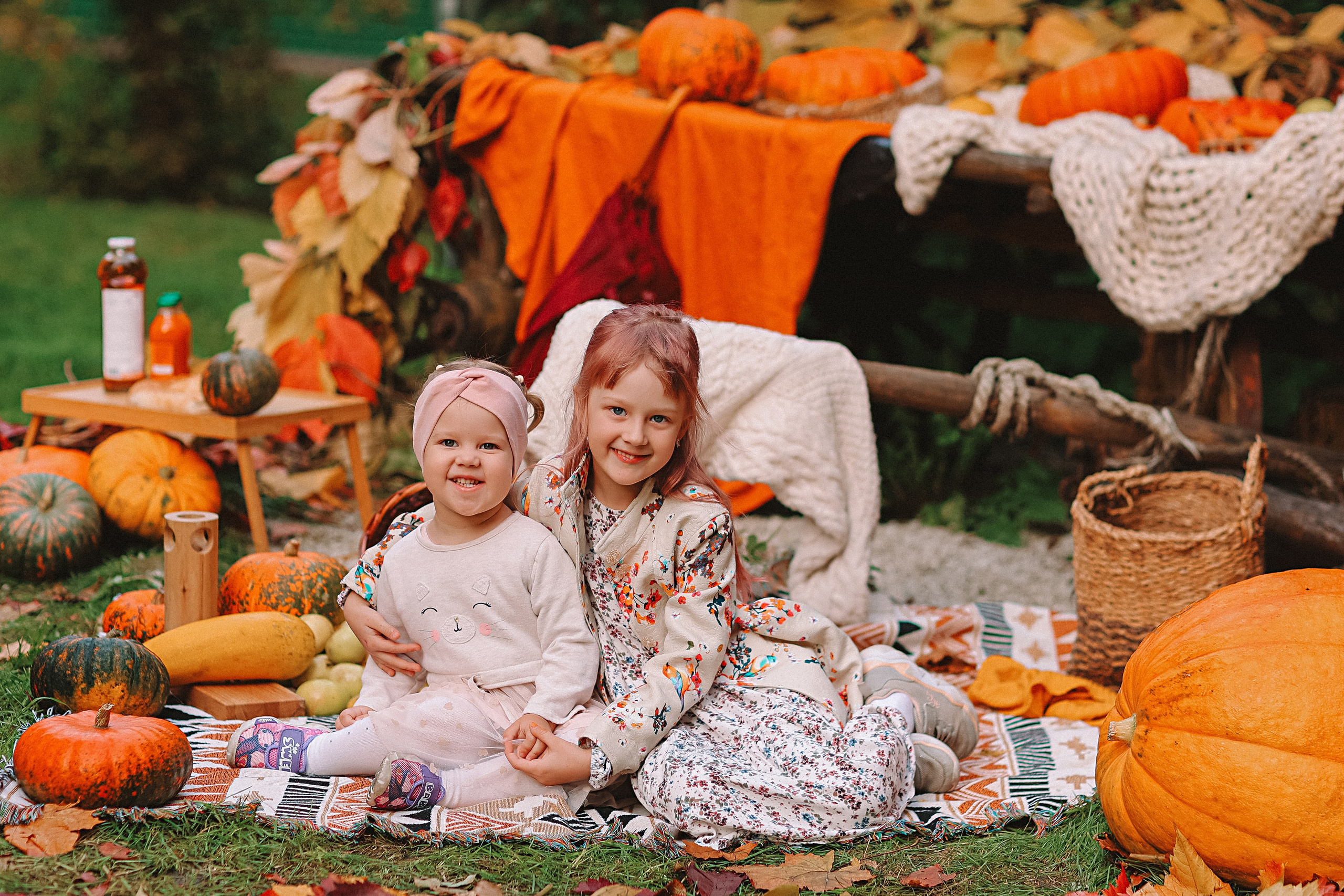 Тыквы. Семейный фотограф Тюмень, фотограф на роды Салмина Мария